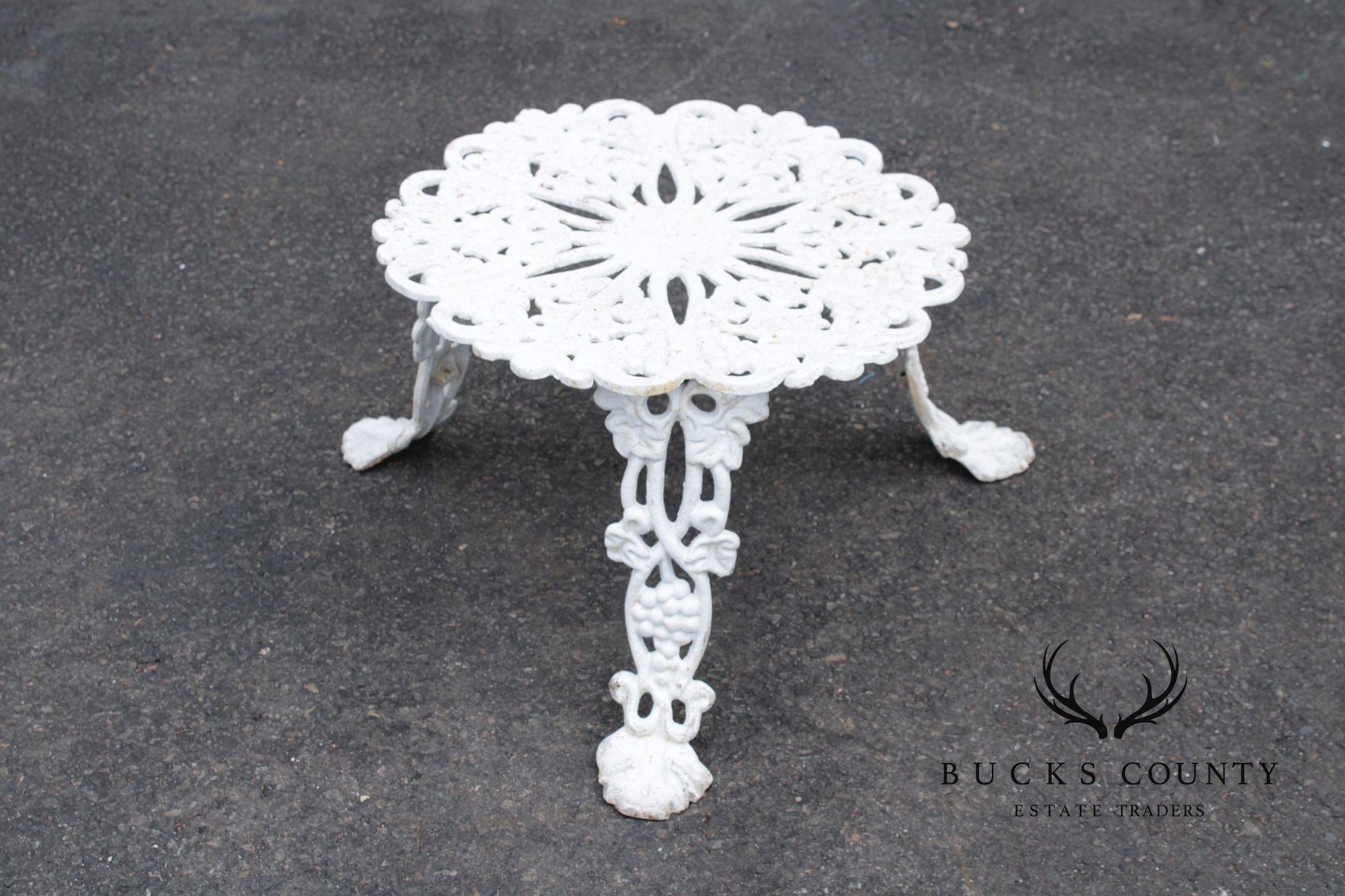 Victorian Style Three-Piece Cast Iron Garden Lounge Set