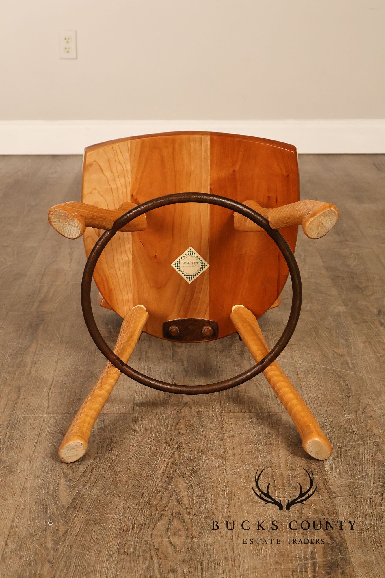 Bradford Woodworking Pair of Pitchfork Side Chairs