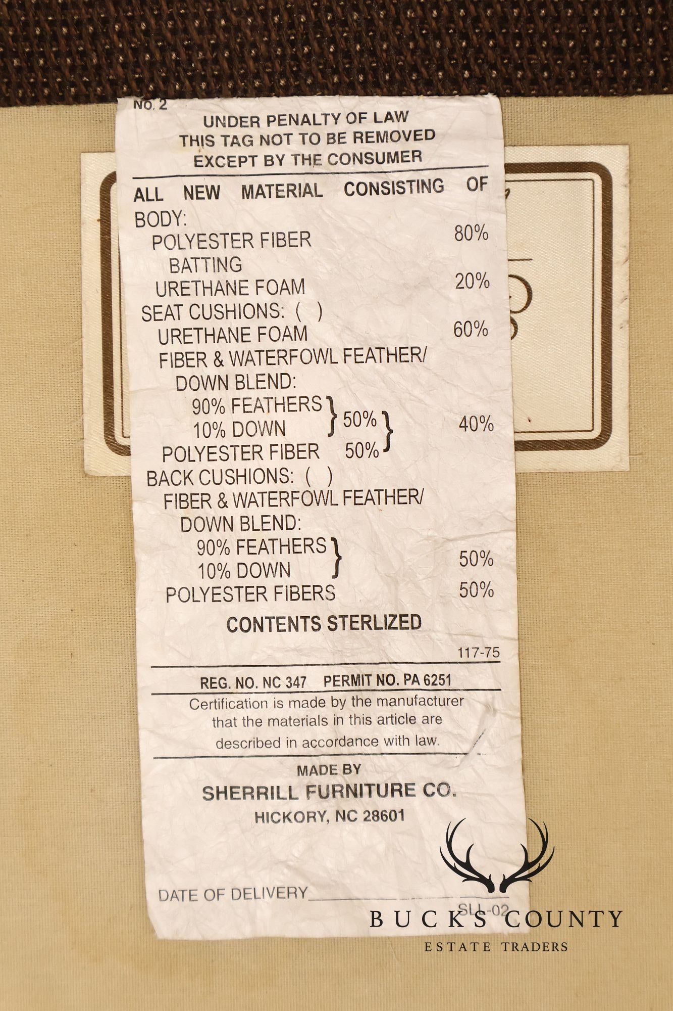 Sherrill Furniture Left-Facing Sectional Sofa