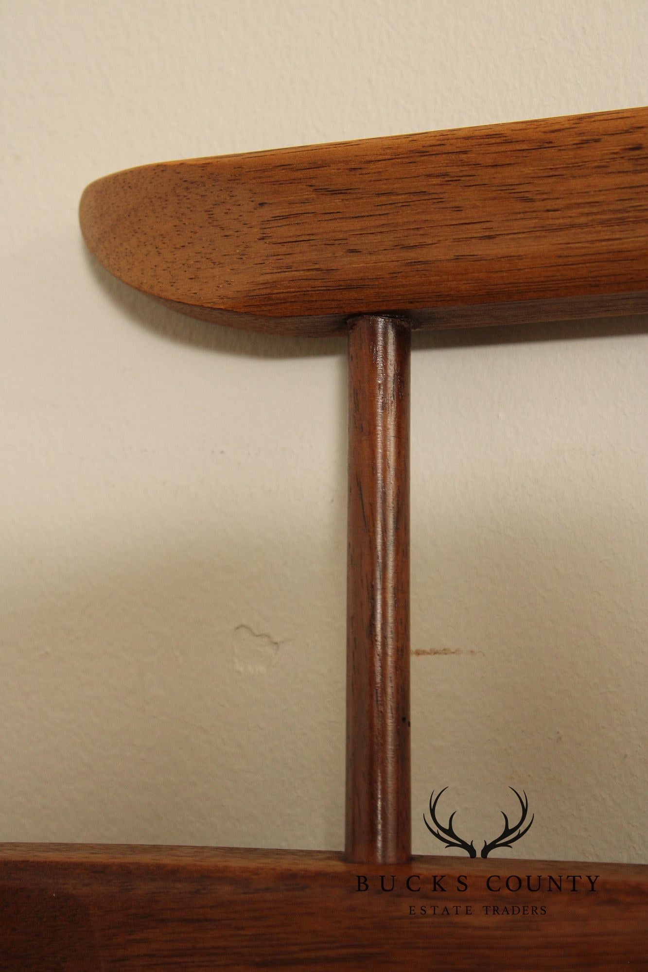 Thomasville Mid Century Modern Black Walnut Full Size Headboard