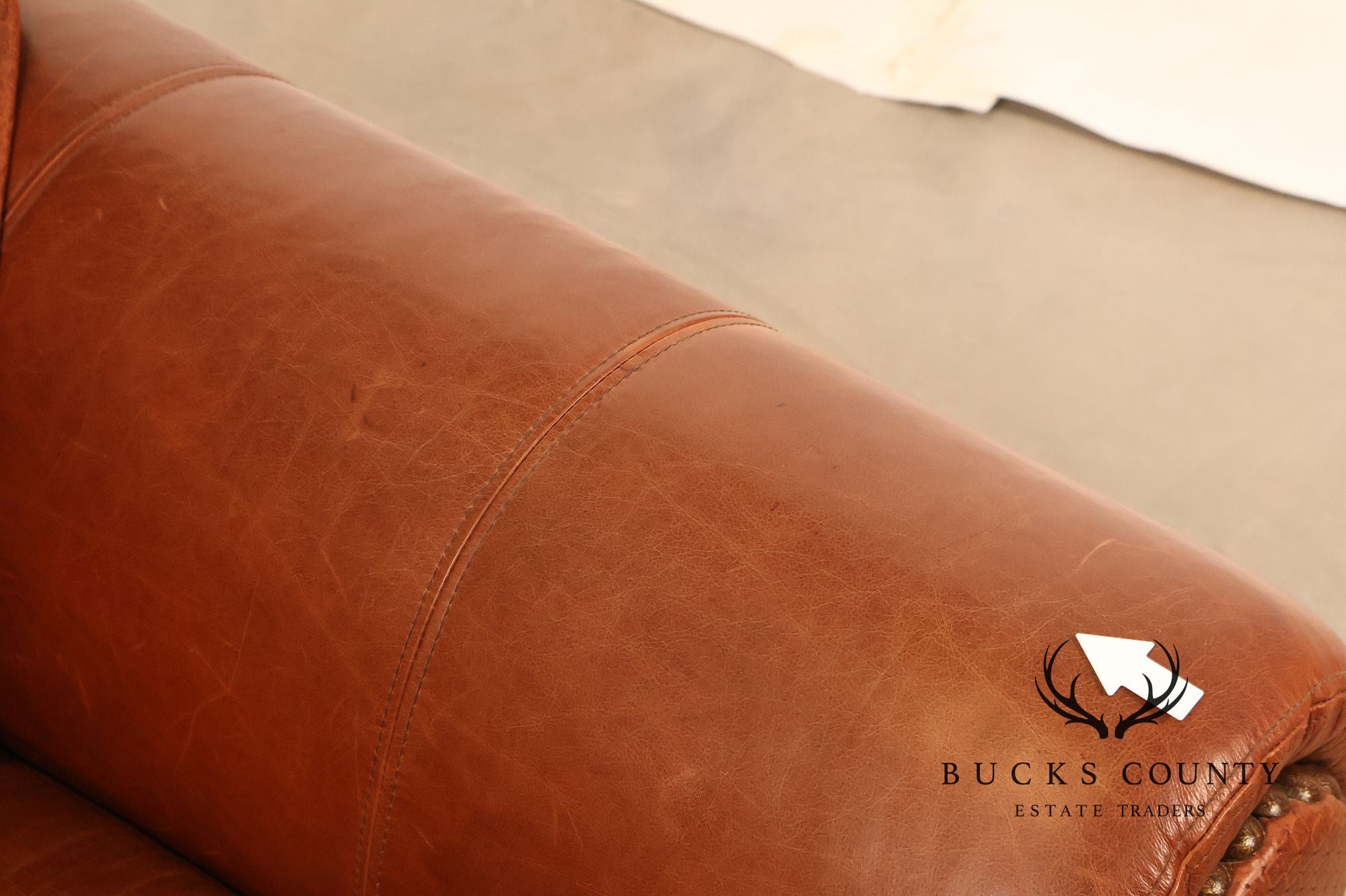 Stickley Santa Fe Leather Chair And Ottoman