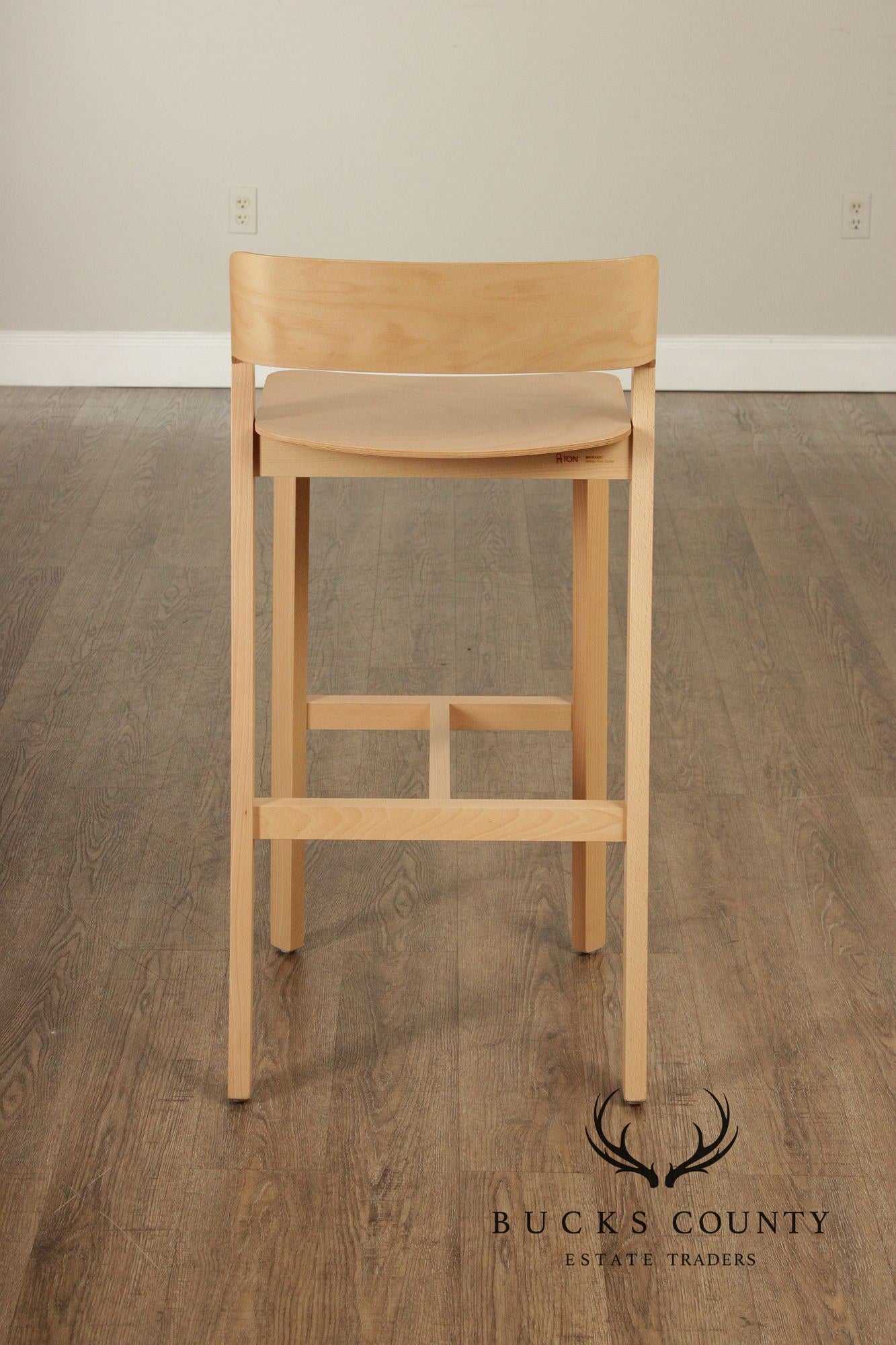 QUALITY BENTWOOD SET OF SIX MERANO BARSTOOLS BY TON