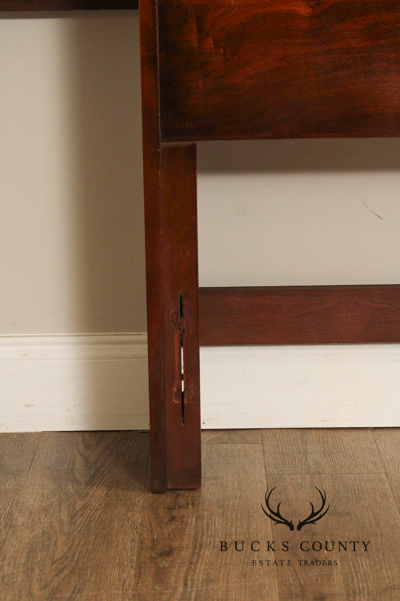 Mid Century Modern Walnut Extended Headboard