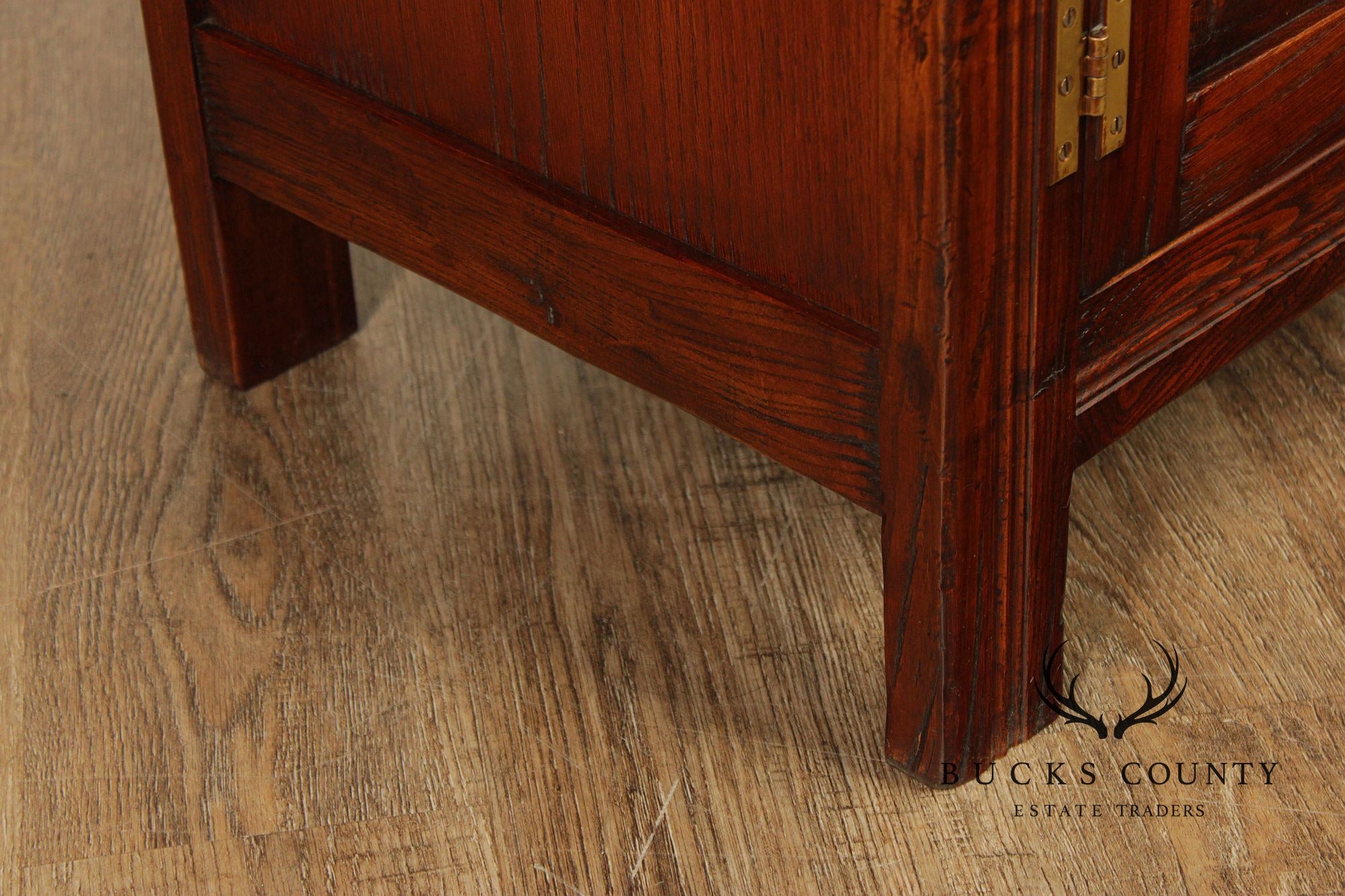 Bevan Funnell English Carved Oak Buffet Sideboard