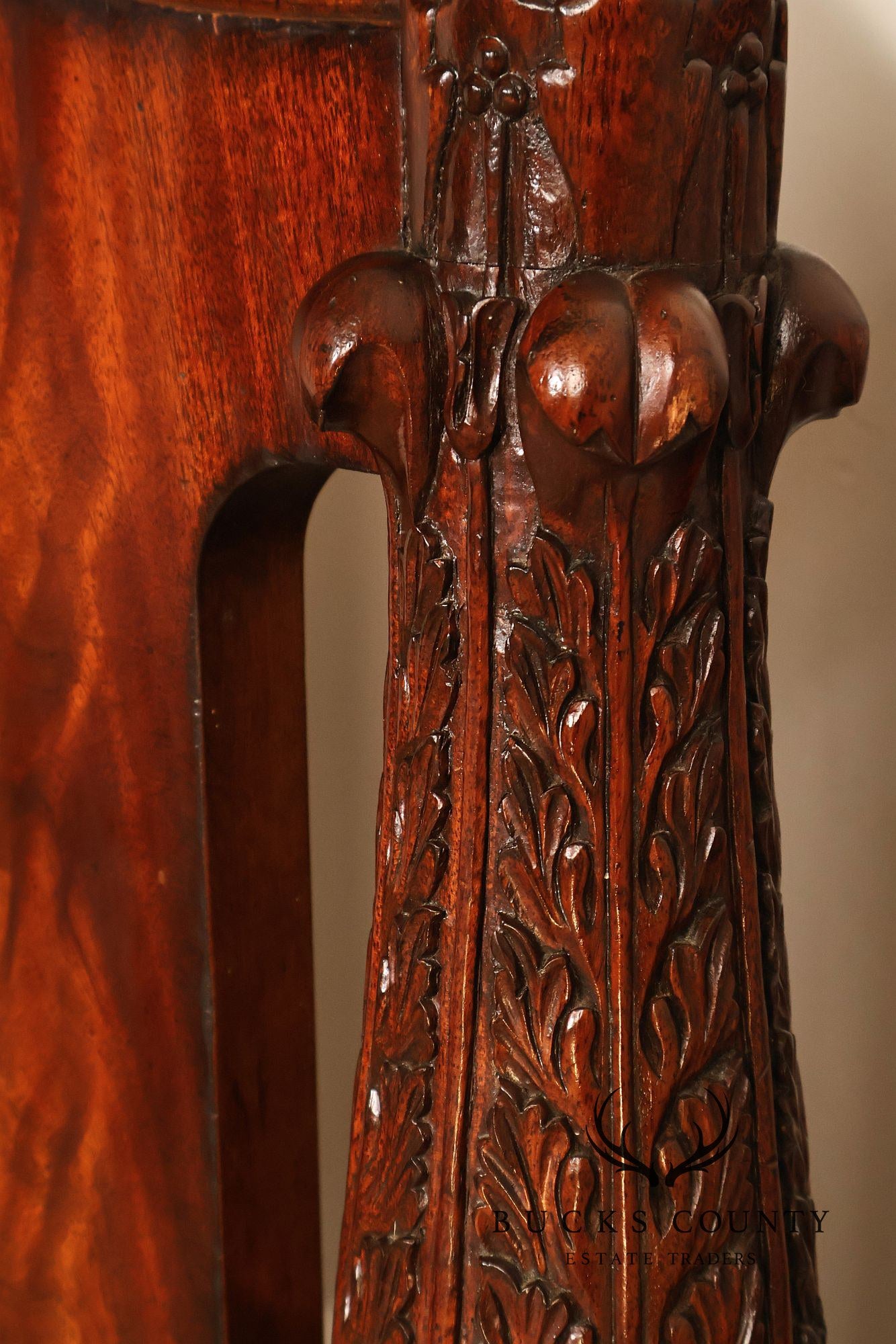 Oscar De La Renta For Century Furniture Mahogany King Size Poster Bed