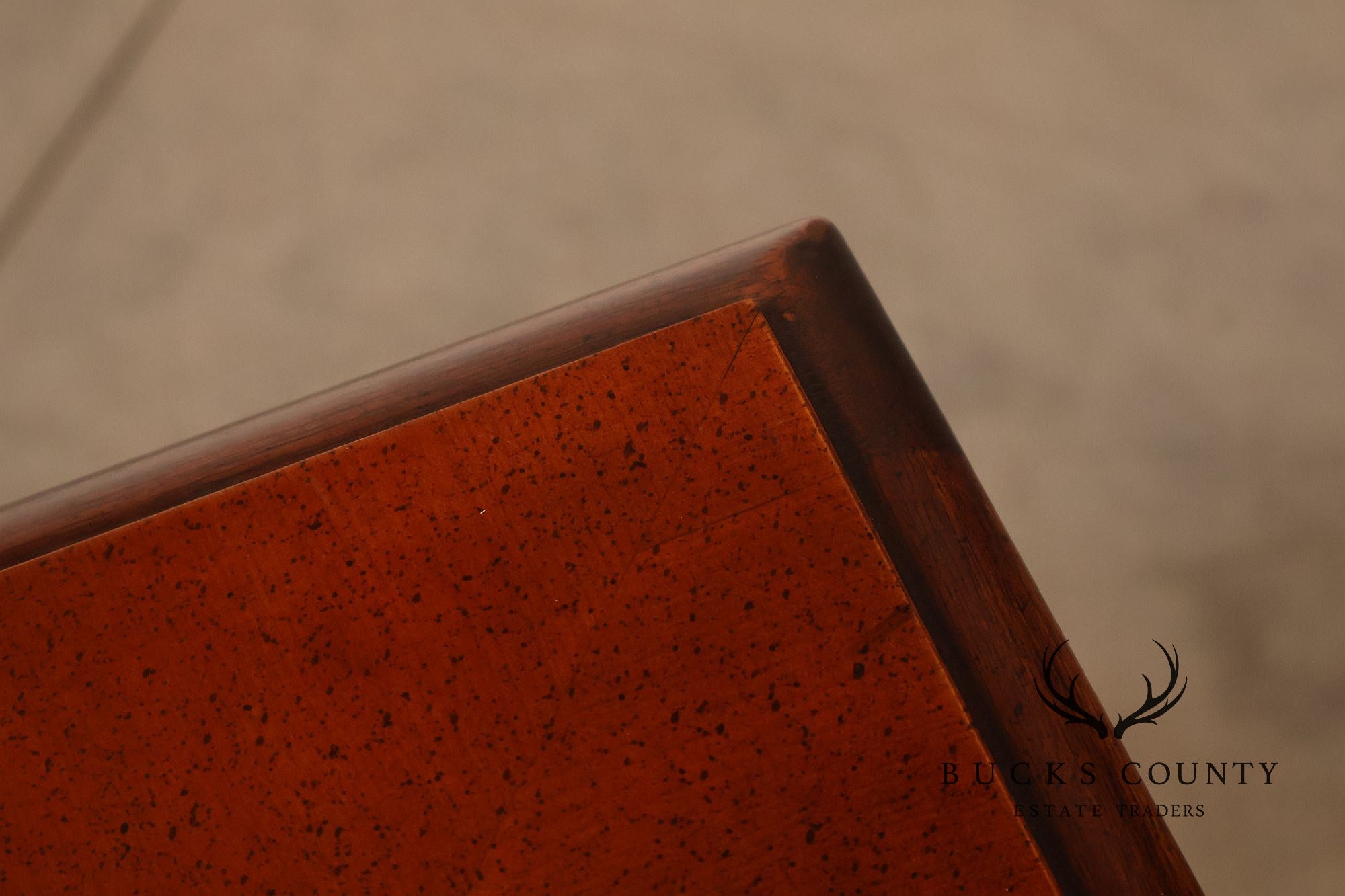 Hekman Federal Style Inlaid Mahogany Executive Desk