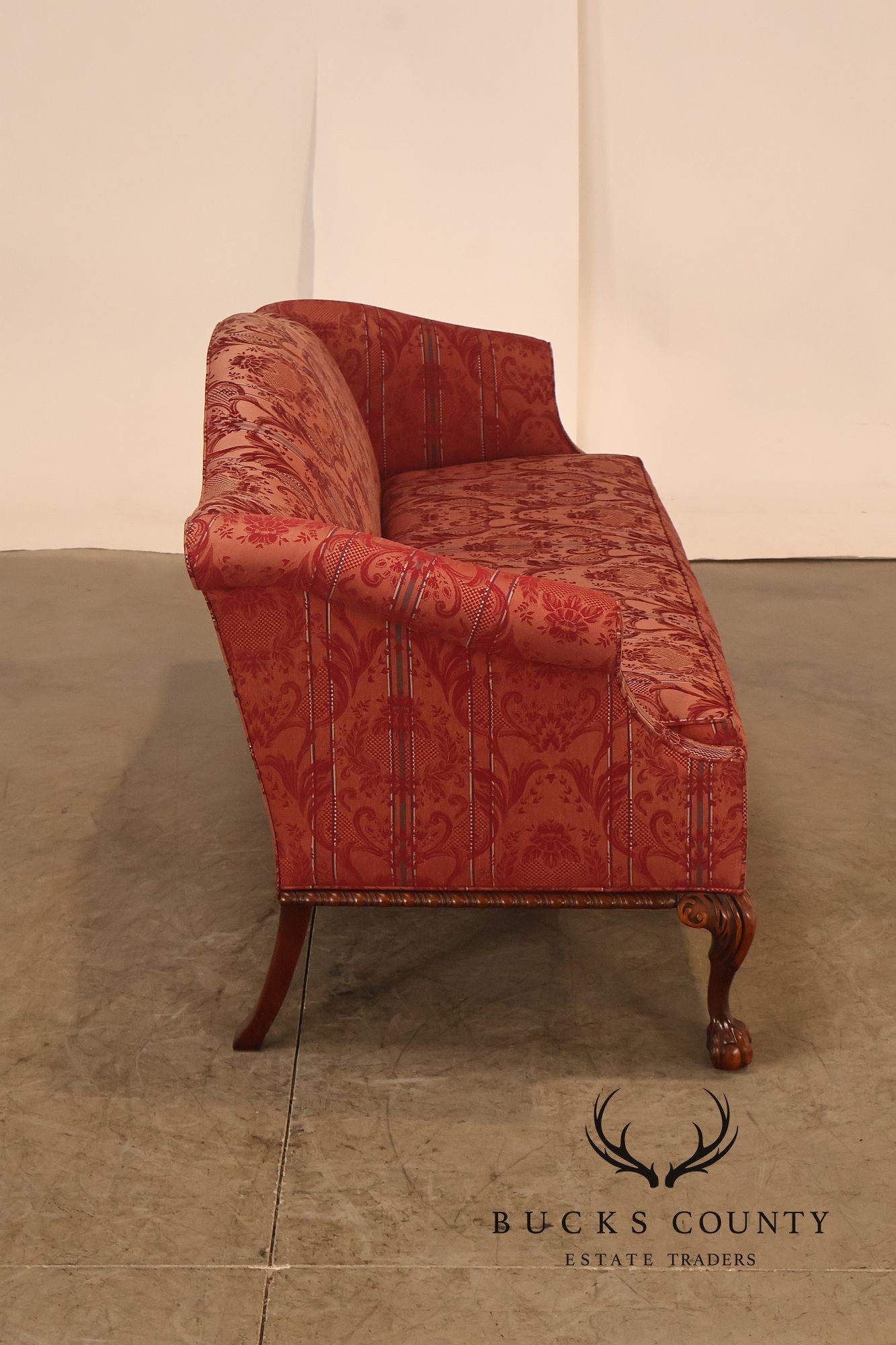 Hickory Chair 'Historical James River Plantations' Pair of Mahogany Sofas