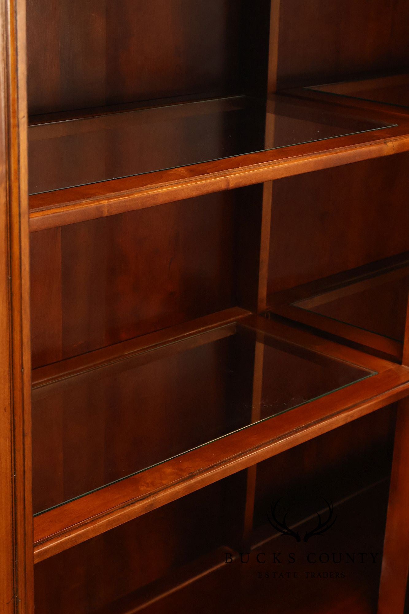 Ethan Allen Townhouse Collection Burlwood China Cabinet