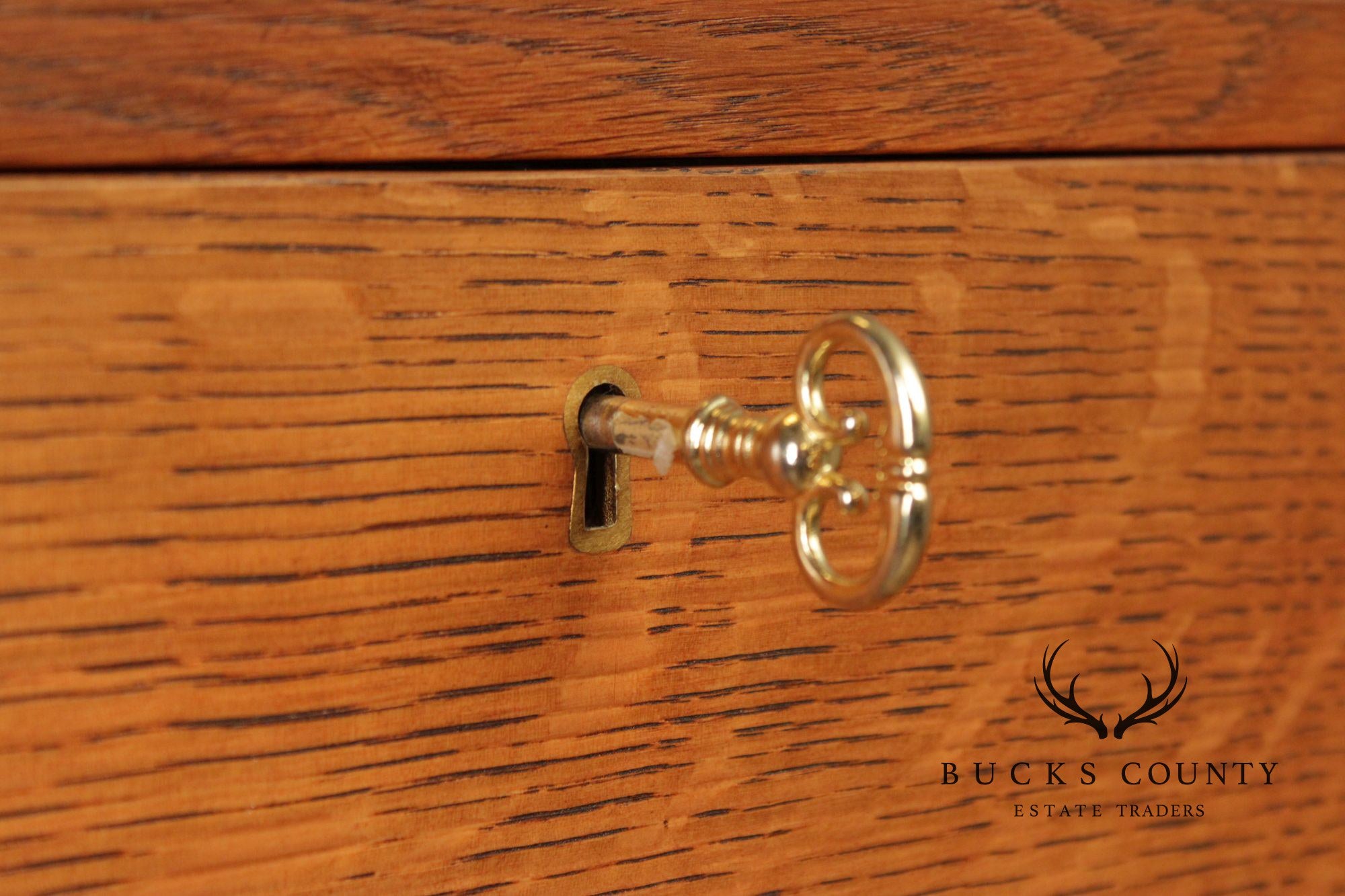 Stickley Mission Collection Oak Fall Front Desk
