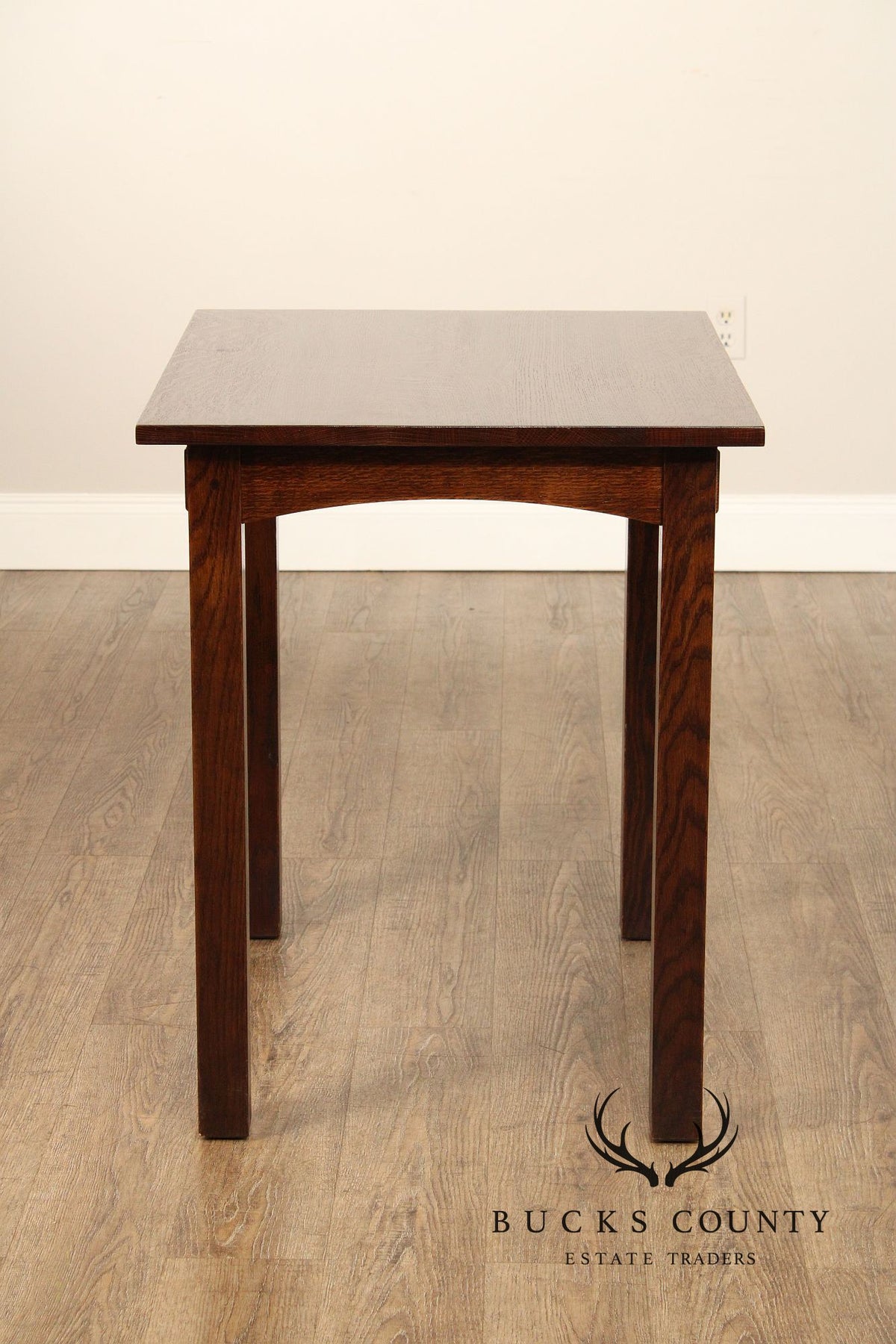 Stickley Mission Style Oak Side Or Writing Table