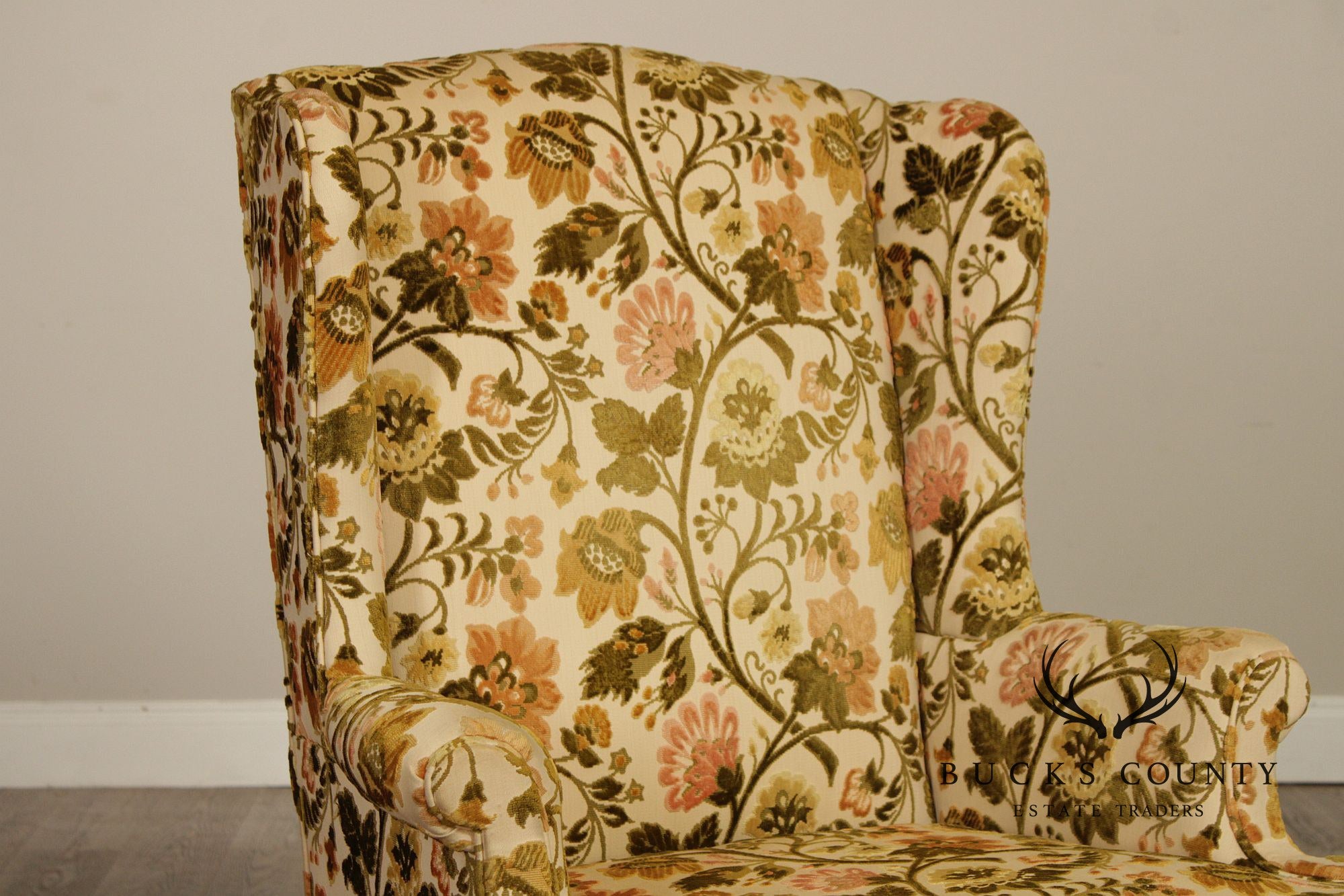 Hickory Chair Vintage Pair Of Wingback Chairs