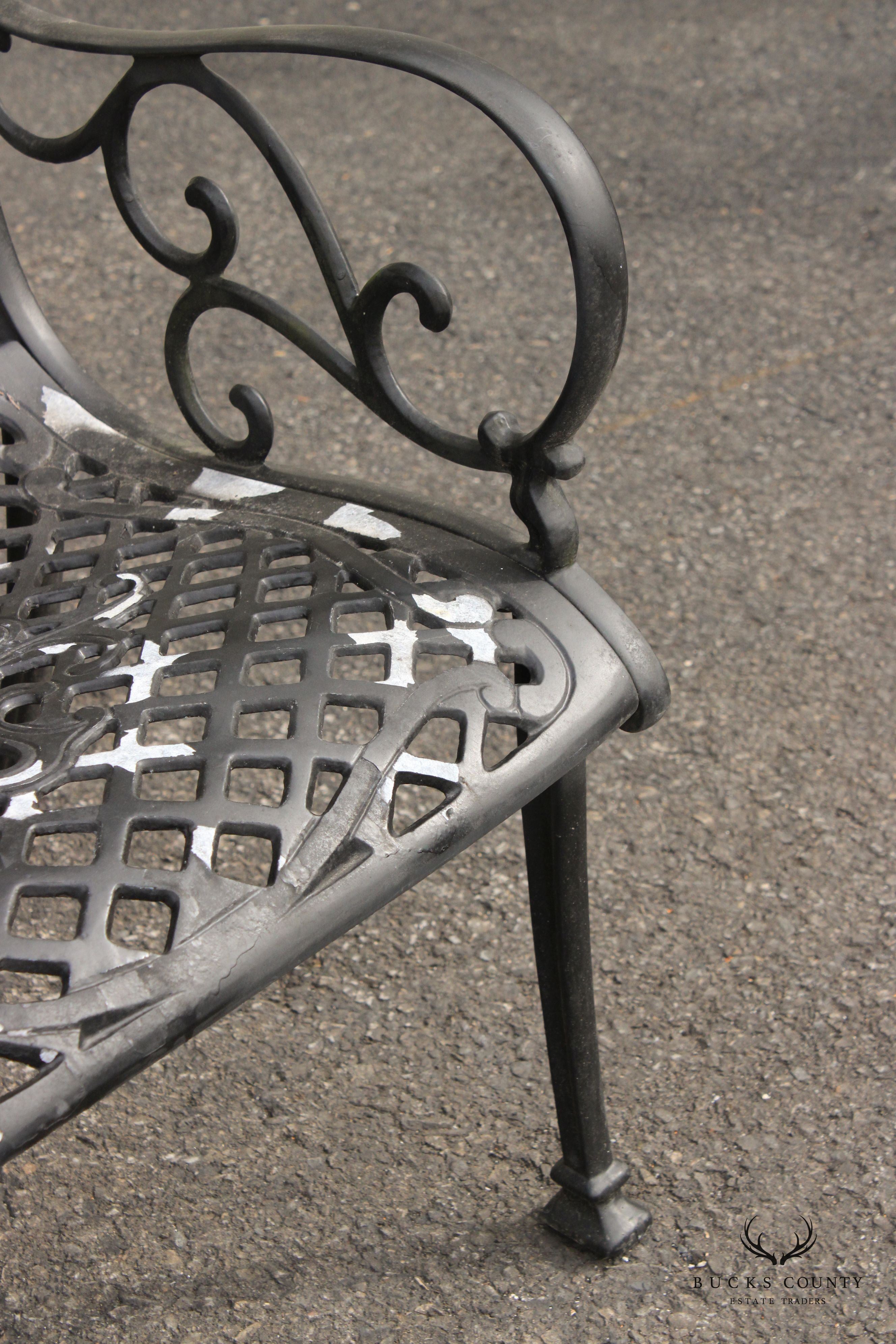 Three-Piece Cast Aluminum Outdoor Patio Seating Set