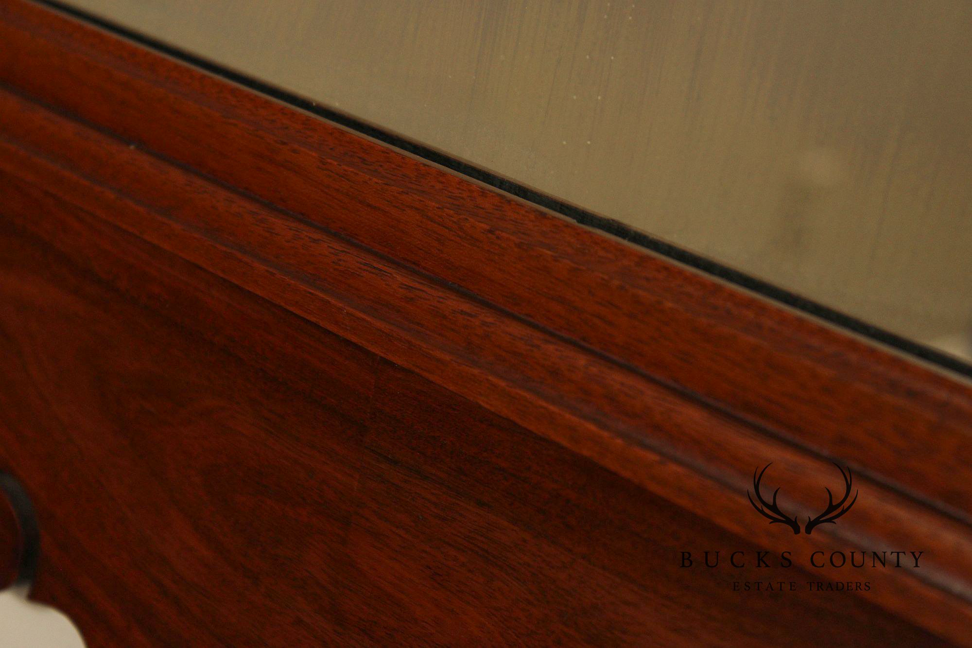 Chippendale Style Custom Quality Mahogany Wall Mirror