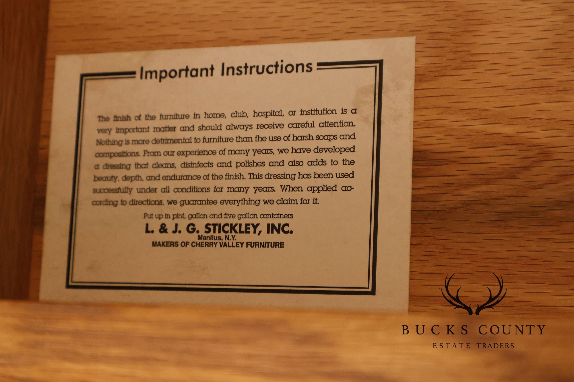 Stickley Mission Collection Oak Master Dresser