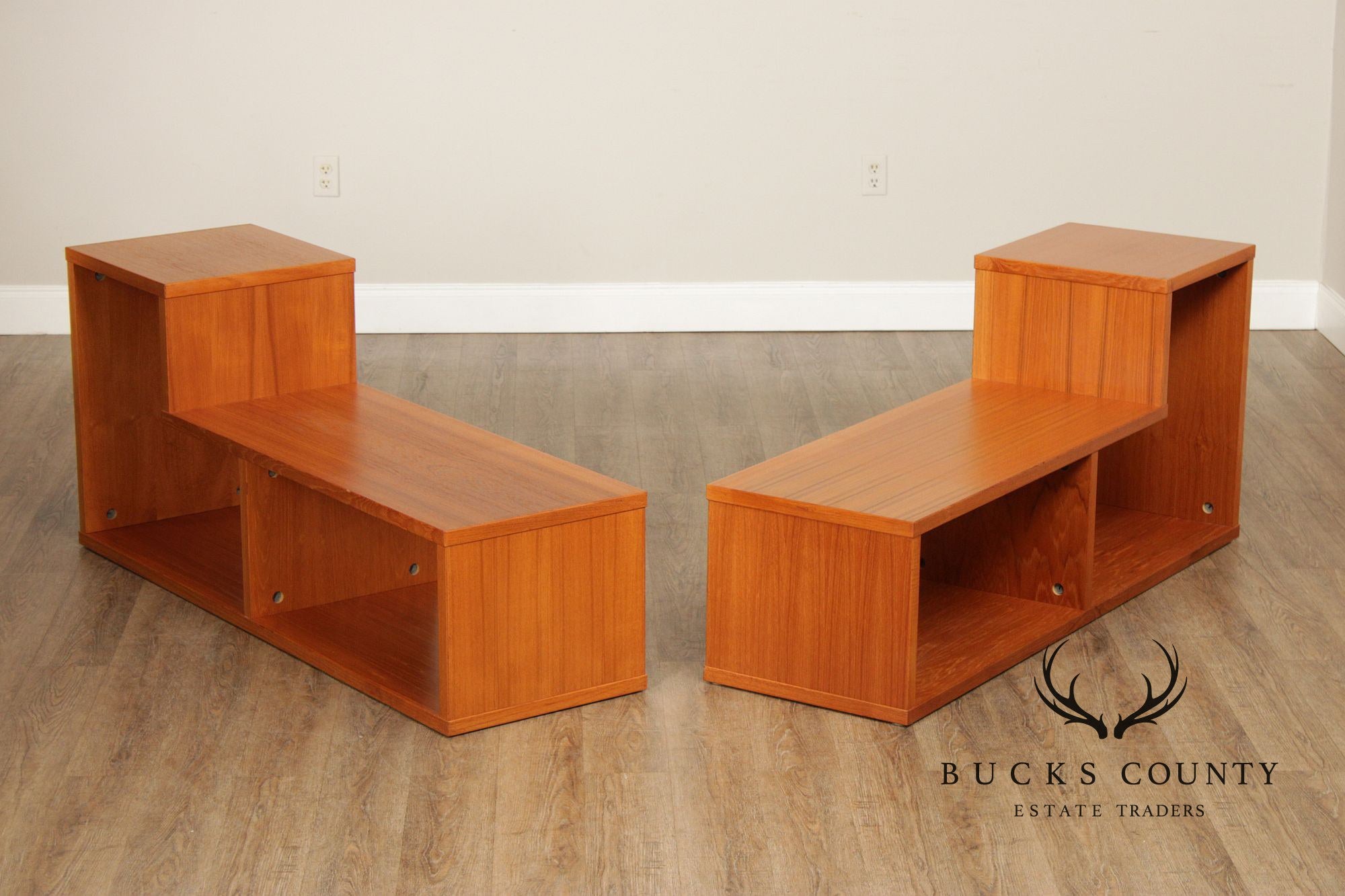 Danish Modern Teak Modular Bookcase