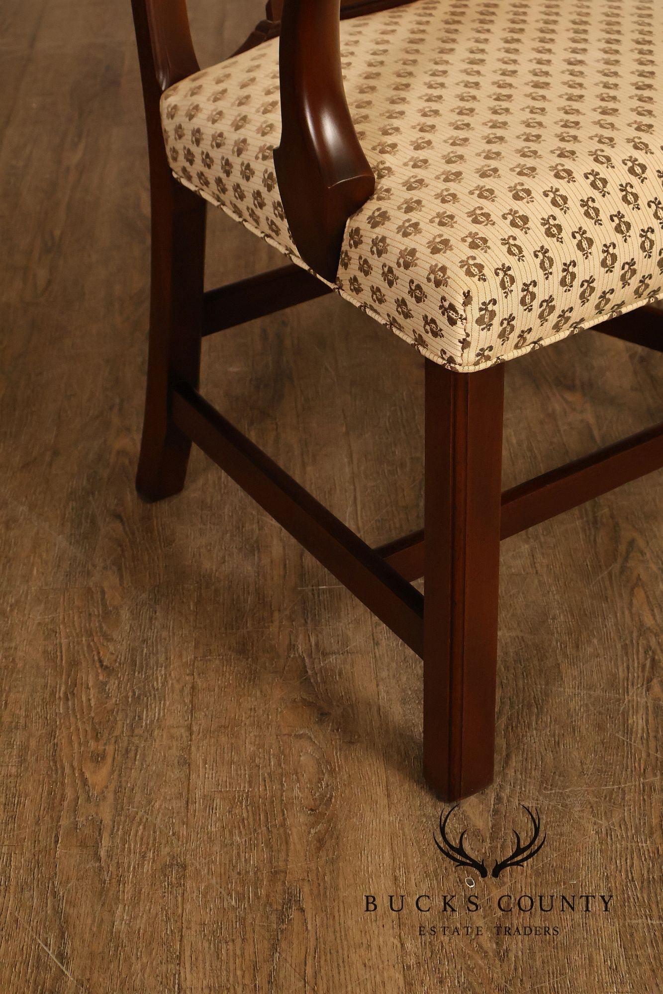 Kittinger Colonial Williamsburg Adaptation Set Of Eight Mahogany Dining Chairs