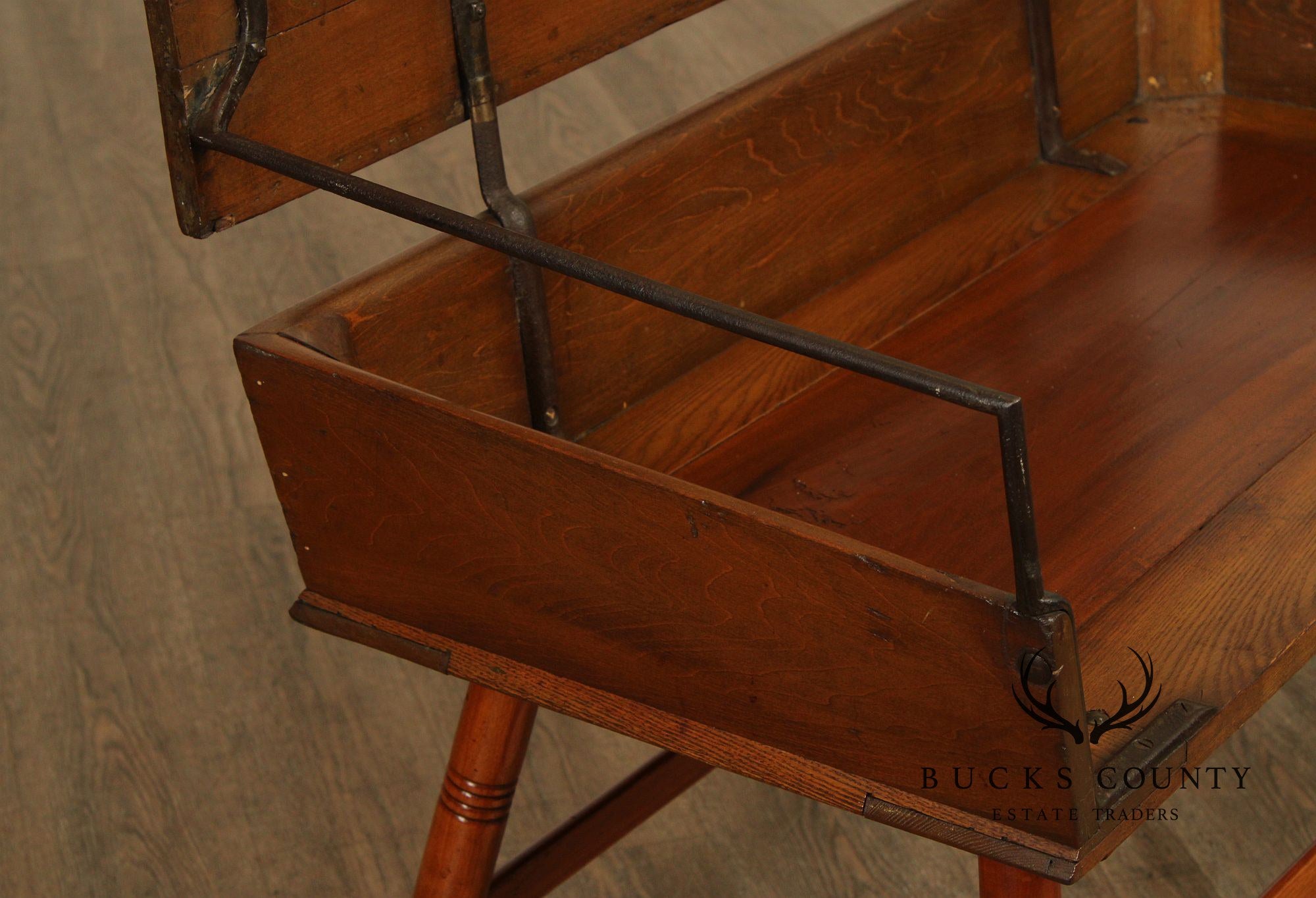 Antique 19th Century Rustic Farmhouse Pair Of Buggy Seat Benches