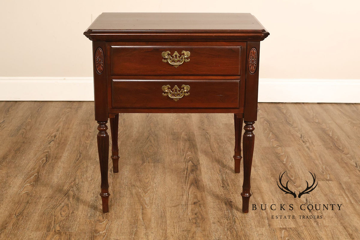 Ethan Allen 'Georgian Court' Cherry Nightstand