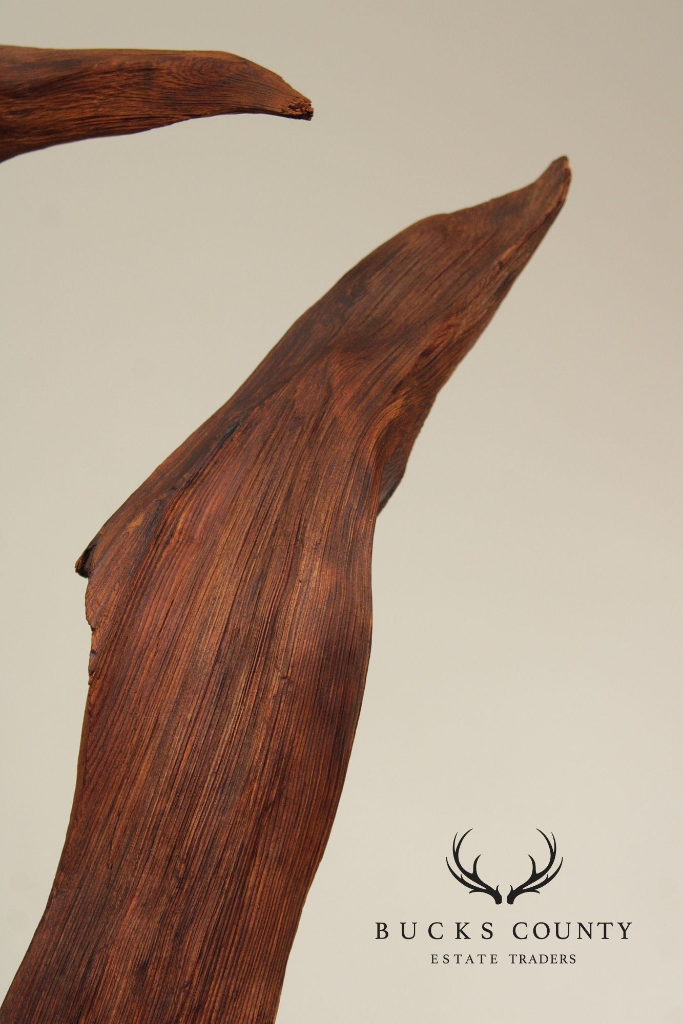 Mid Century Modern Tall Driftwood Table Lamp