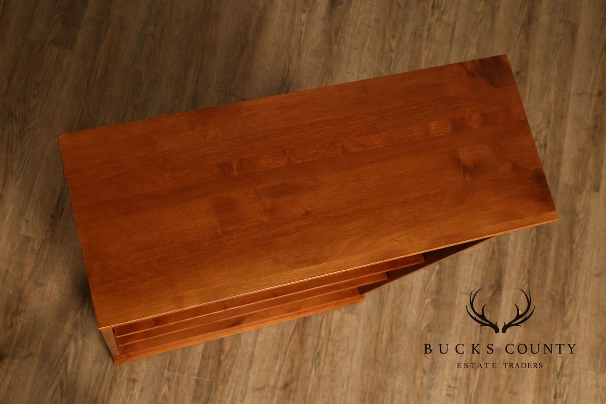 Ethan Allen 'Country Colors' Maple Open Bookcase