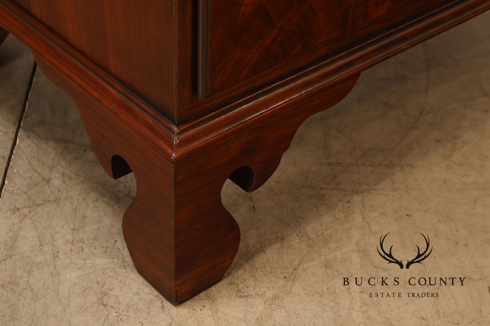 Chippendale Style Walnut Highboy Chest Of Drawers