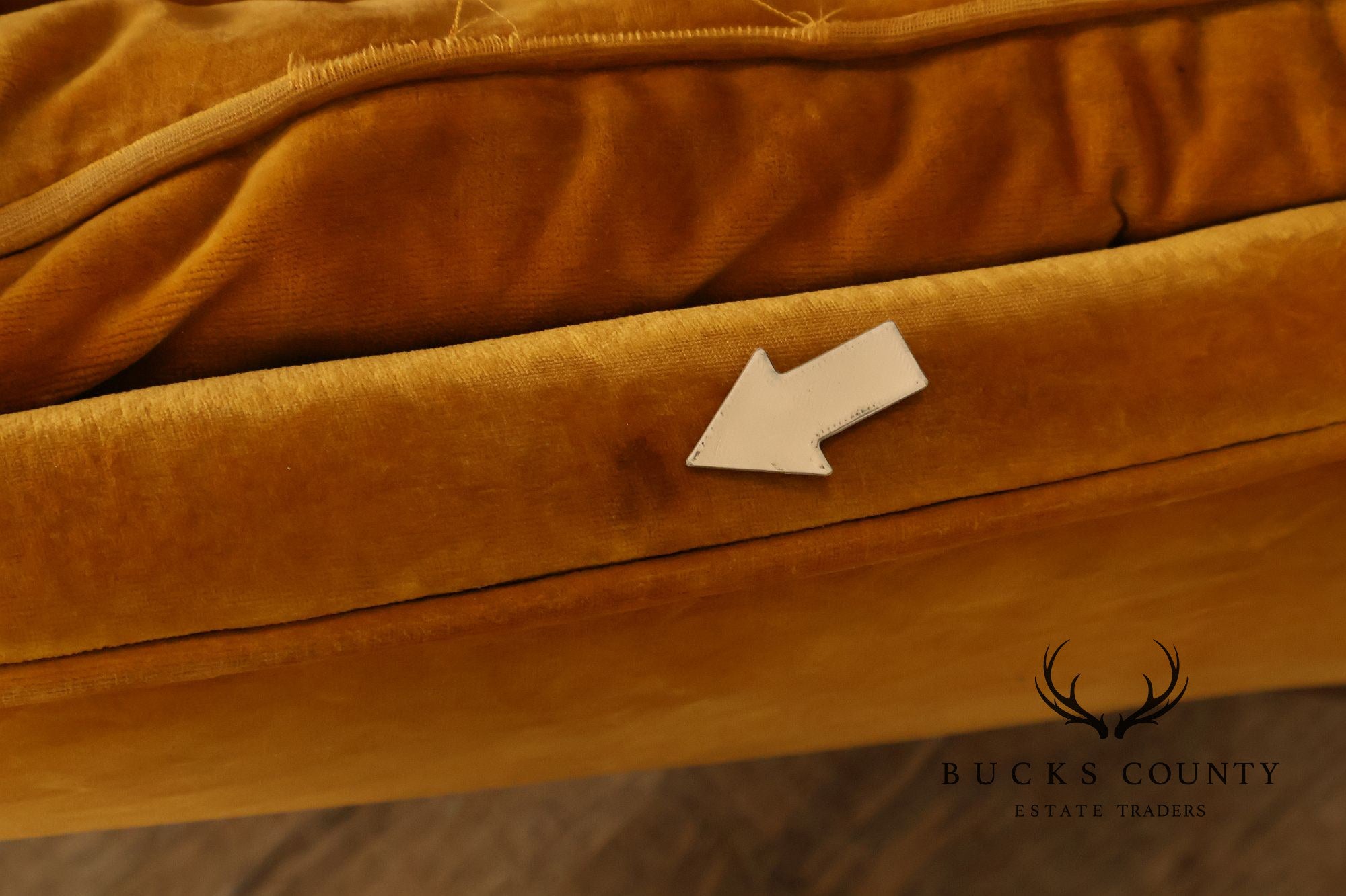 Mid Century Modern Tufted Lounge Chair and Ottoman