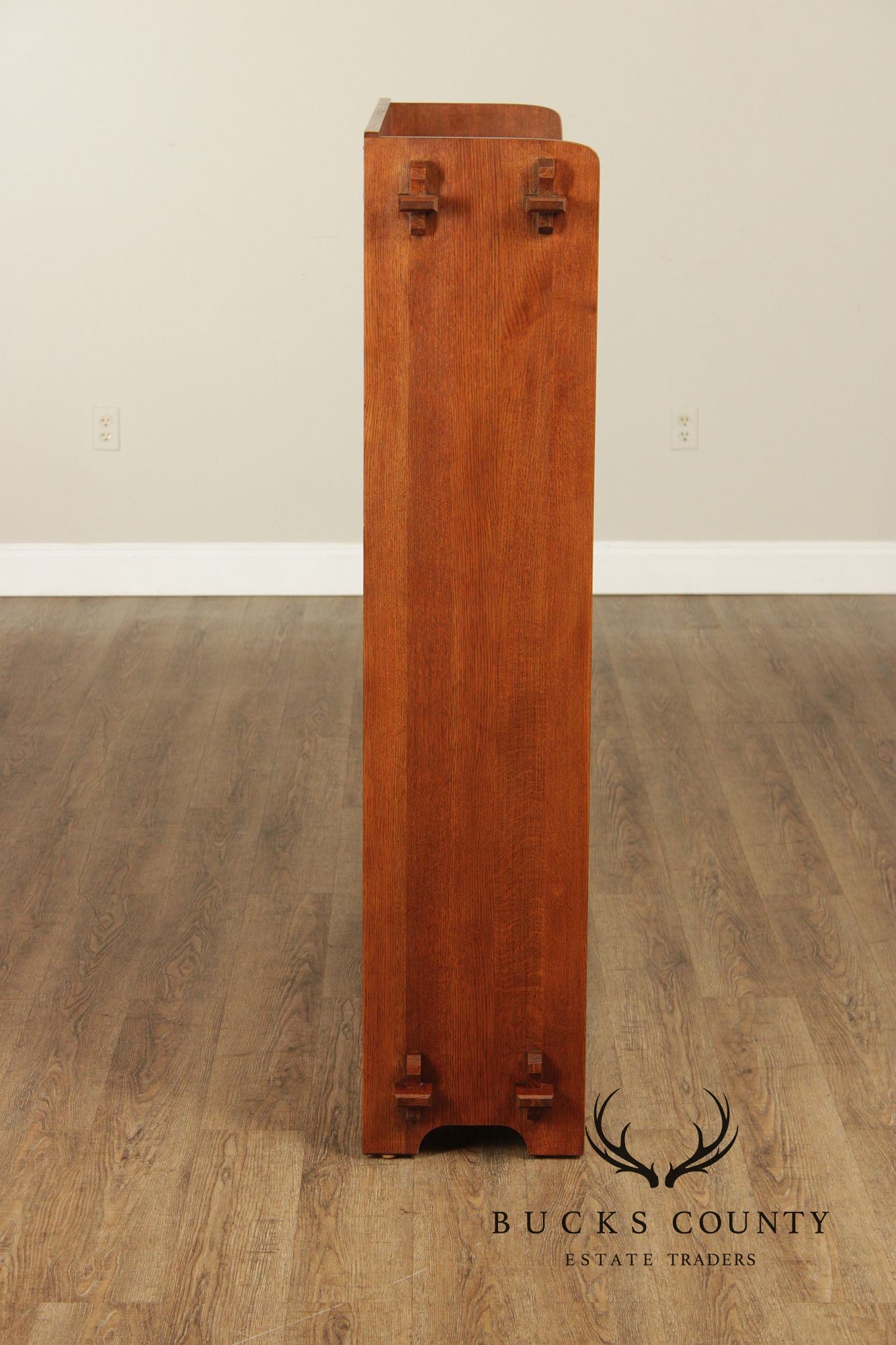 Stickley Mission Collection Oak Two Door Bookcase