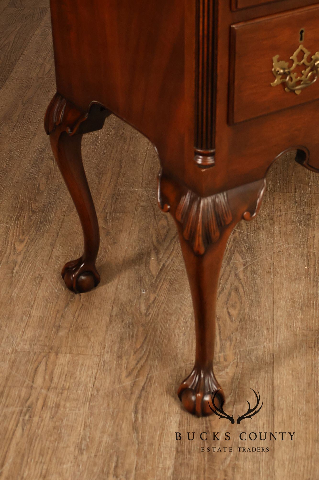 Kittinger Chippendale Style Mahogany Highboy