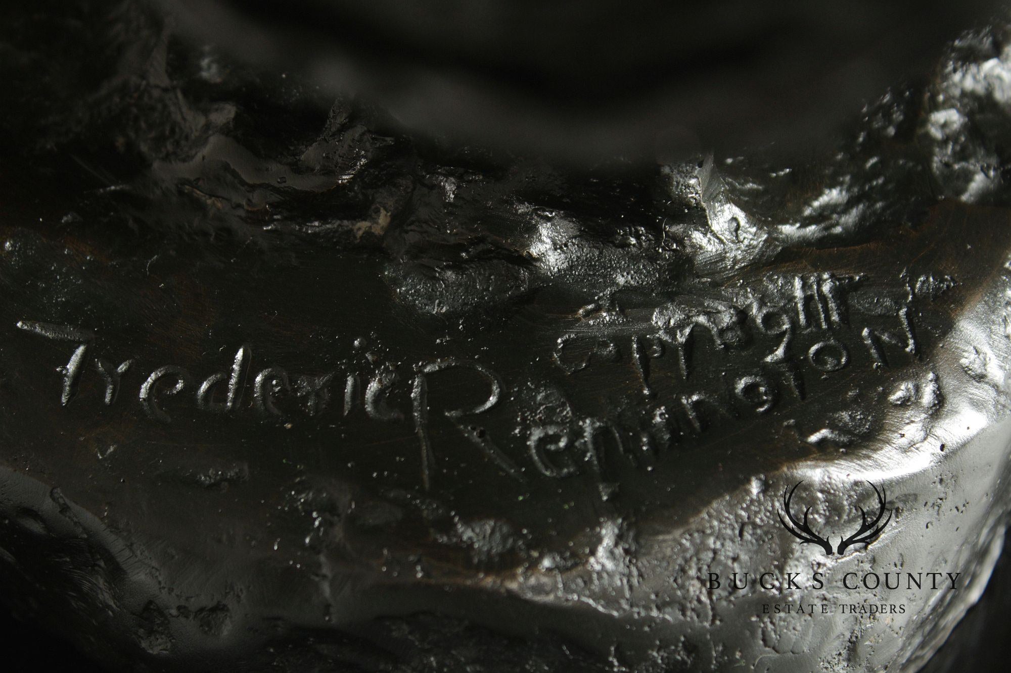 Frederic Remington Bronze Statue, 'Rattlesnake'