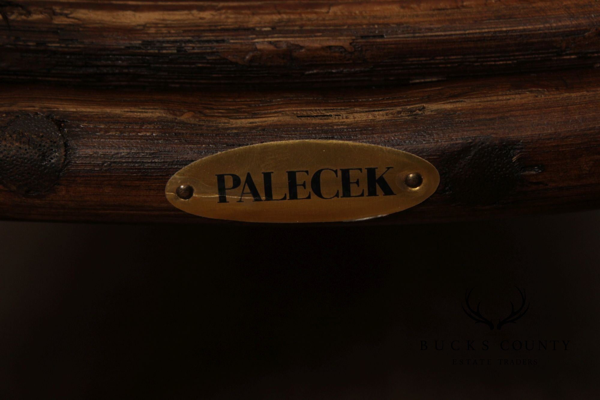 Palecek British Colonial Style Bamboo and Rattan Side Chair
