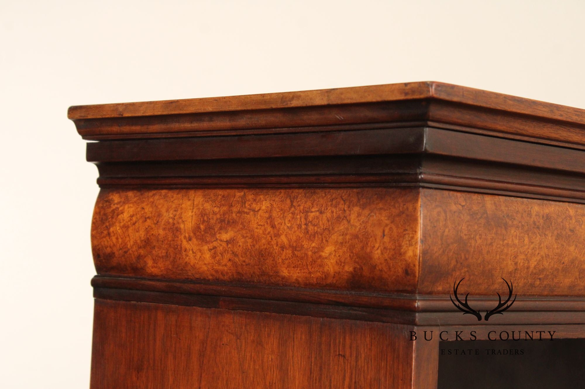 Schmieg & Kotzian Vintage Walnut Open Bookcase