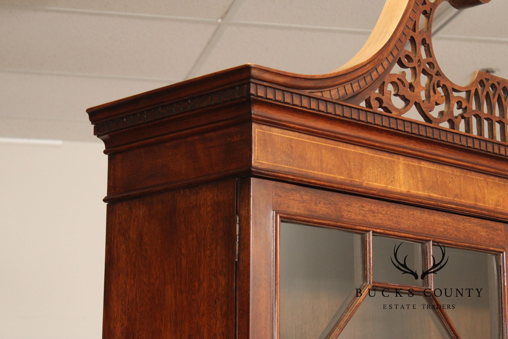 Baker Collector's Edition Vintage Mahogany Secretary Bookcase