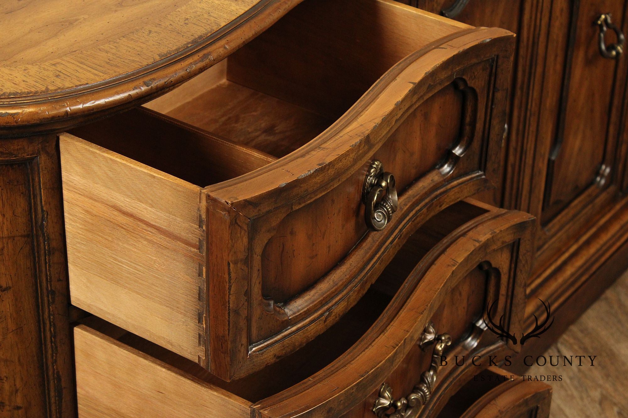 Heritage Grand Tour Collection Vintage Walnut Dresser
