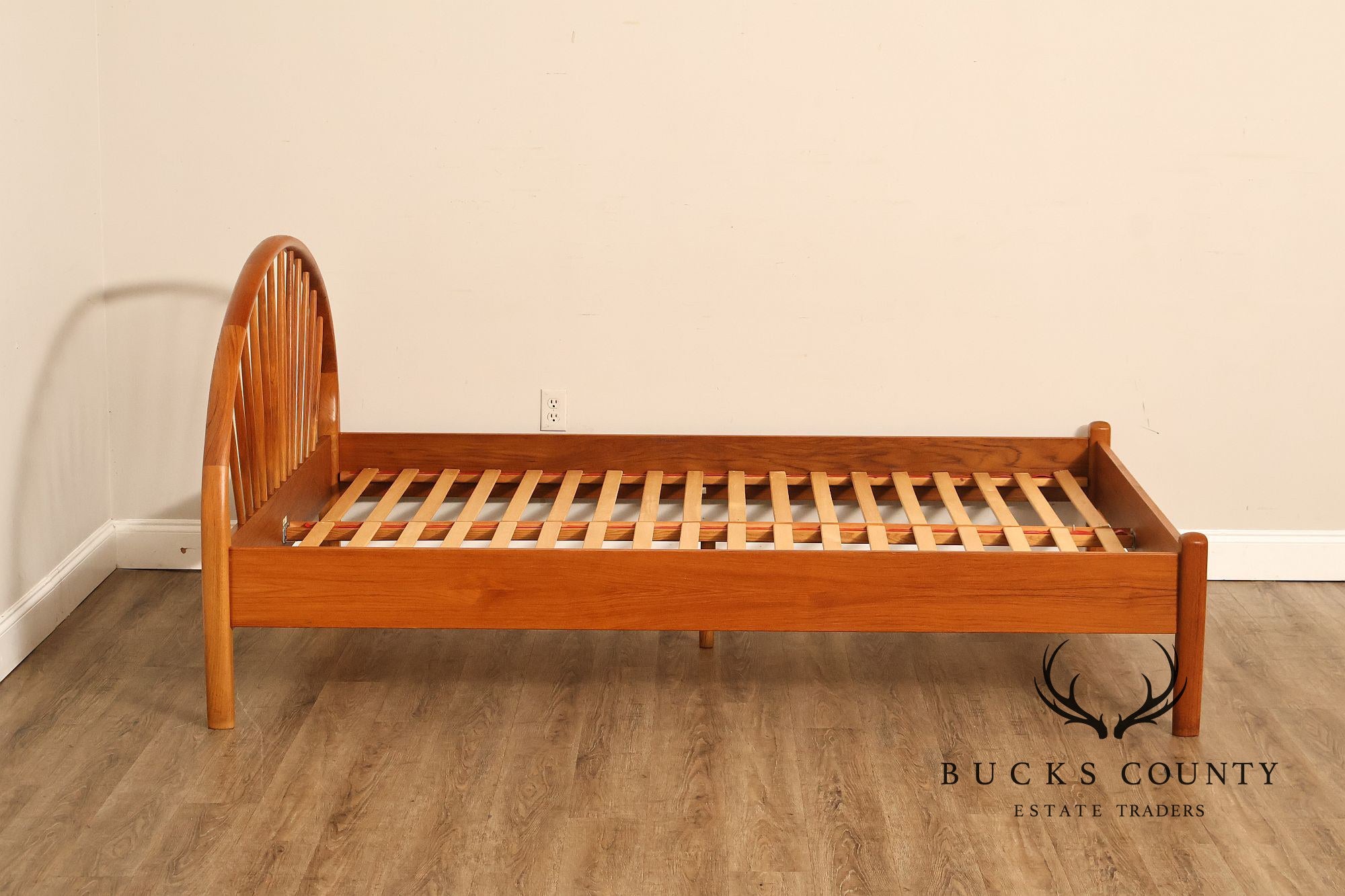 Jespersen Danish Modern Teak Queen Bed Frame