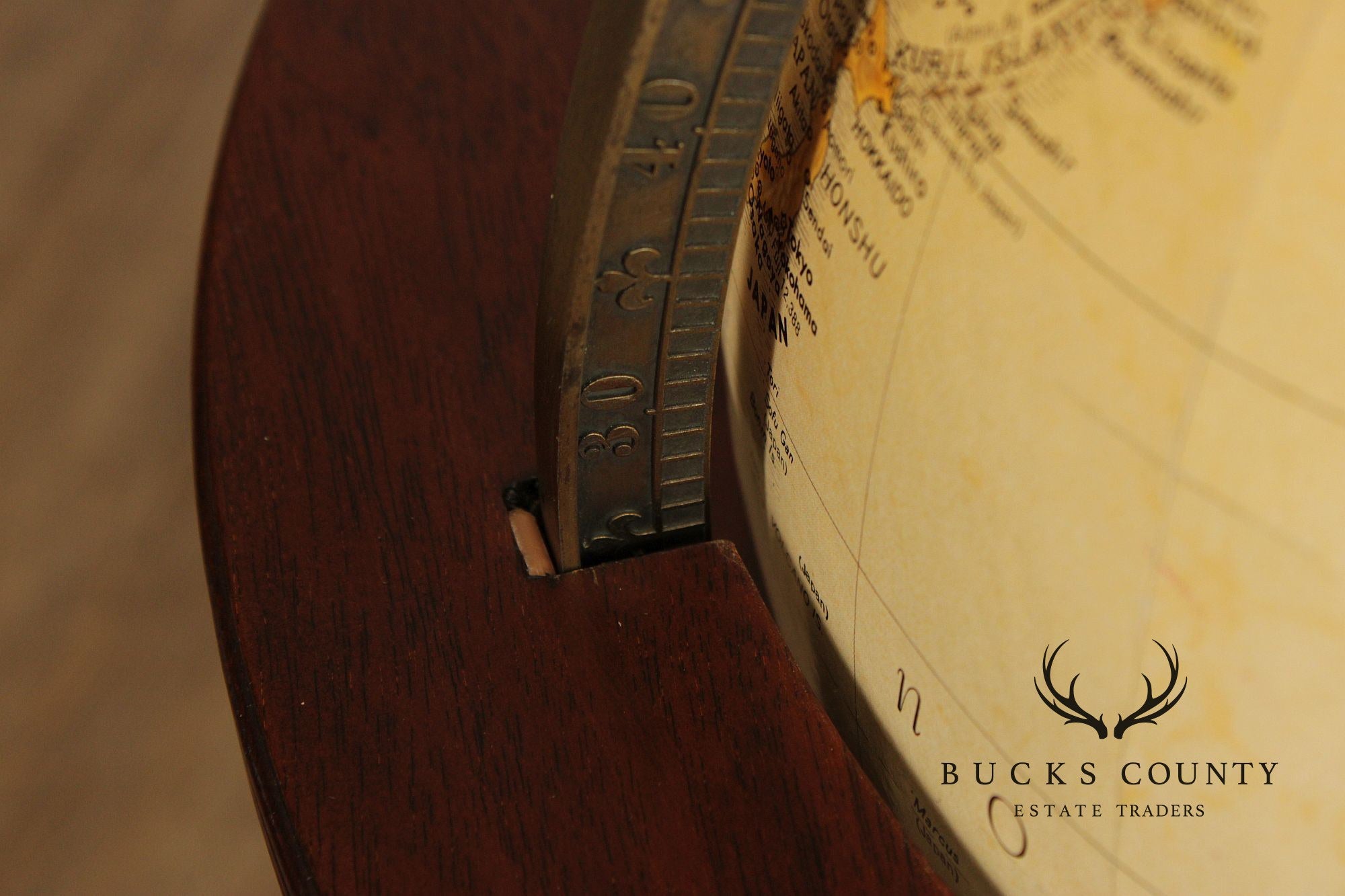Replogle Standing Floor Globe in Mahogany Stand