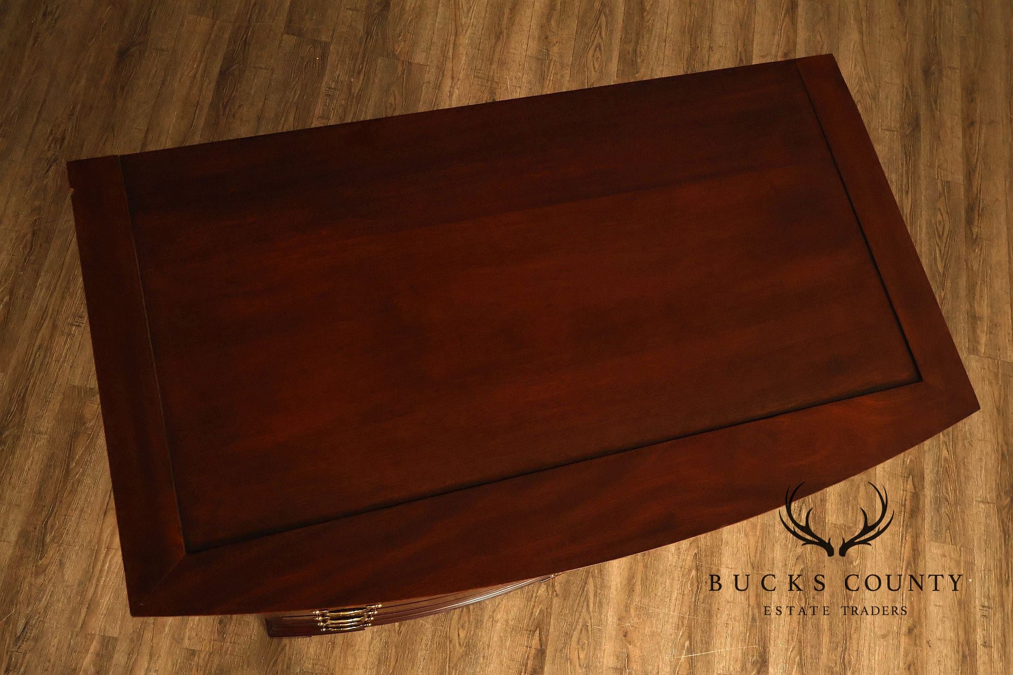 Henkel Harris Mahogany Bowfront Tall Chest