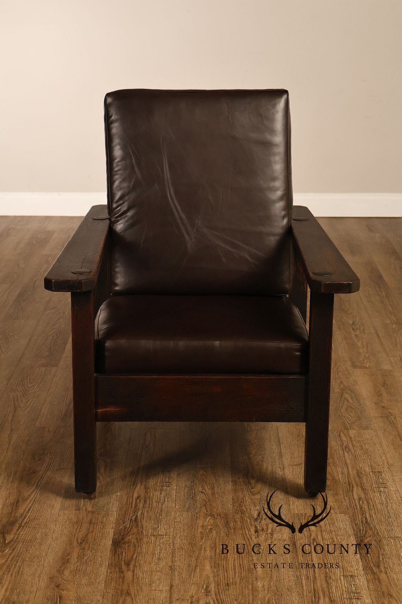 Antique Stickley Brothers Mission Oak Morris Chair