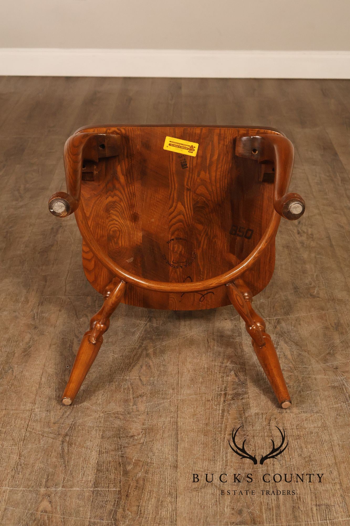 Nichols & Stone Set Of Four Windsor Dining Chairs