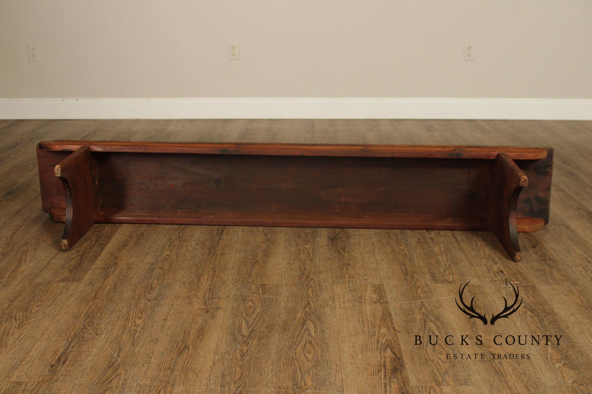 Antique Primitive Pine Bench