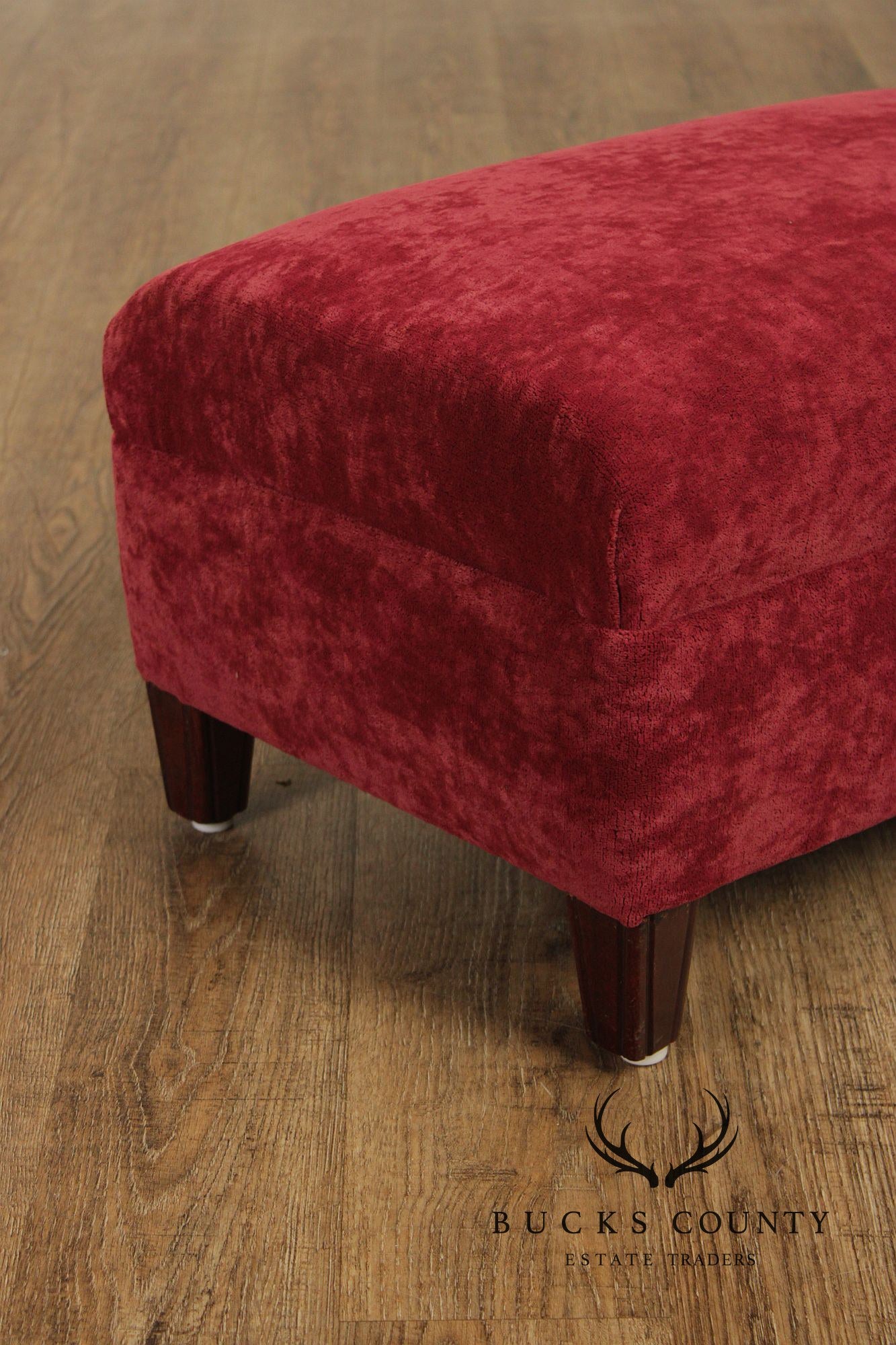 Vintage Upholstered Ottoman