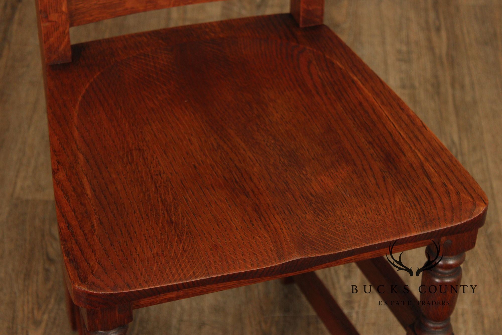 Charles Limbert Antique Mission Oak Desk Chair