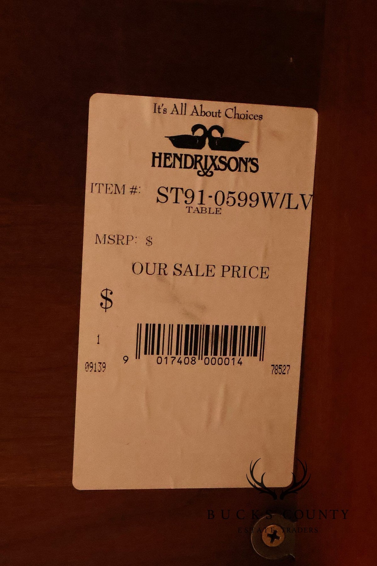 Stickley Mission Collection Cherry Trestle Extension Dining Table