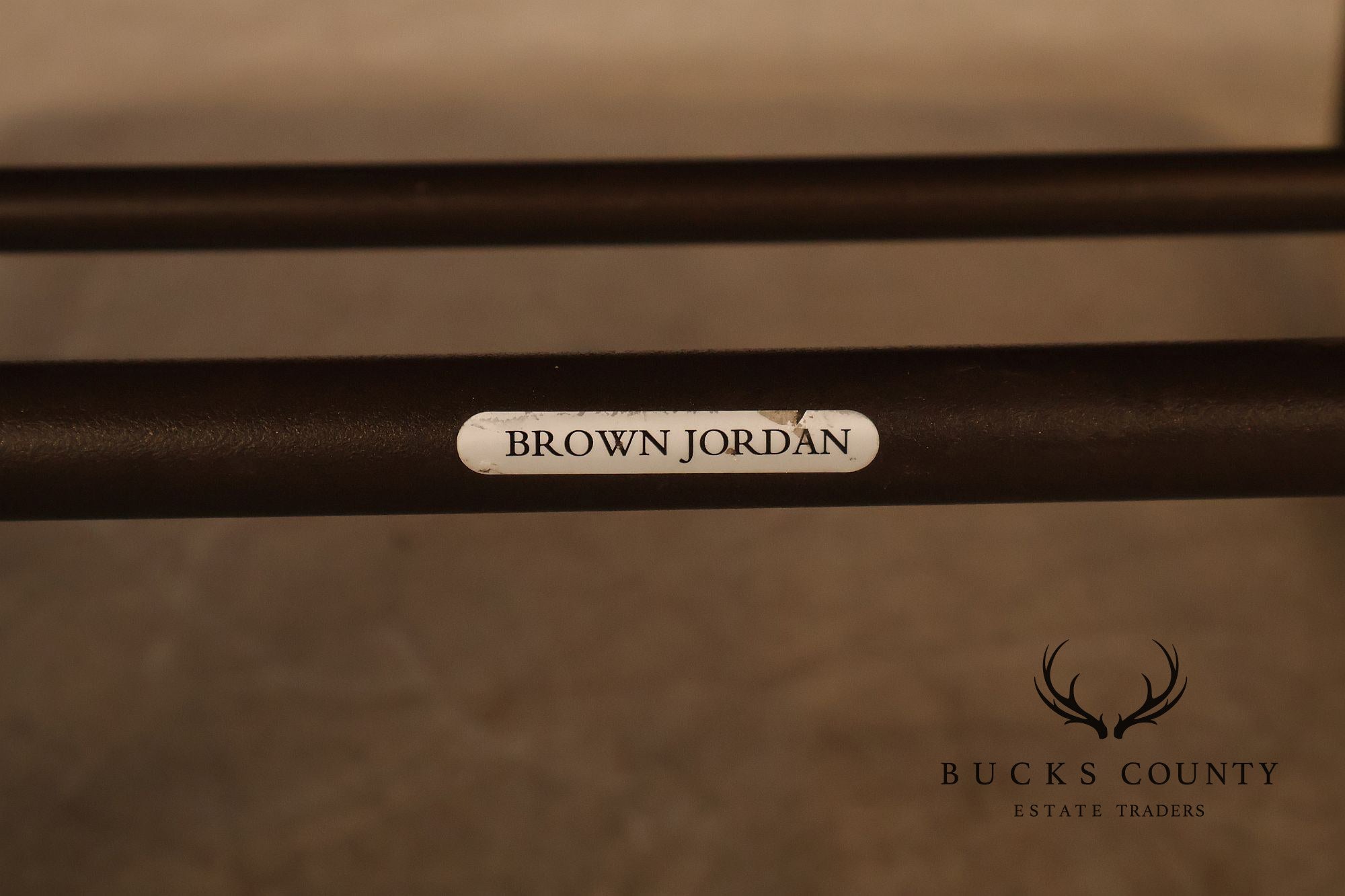 Brown Jordon Outdoor Patio Reclining Lounge Chair with Ottoman
