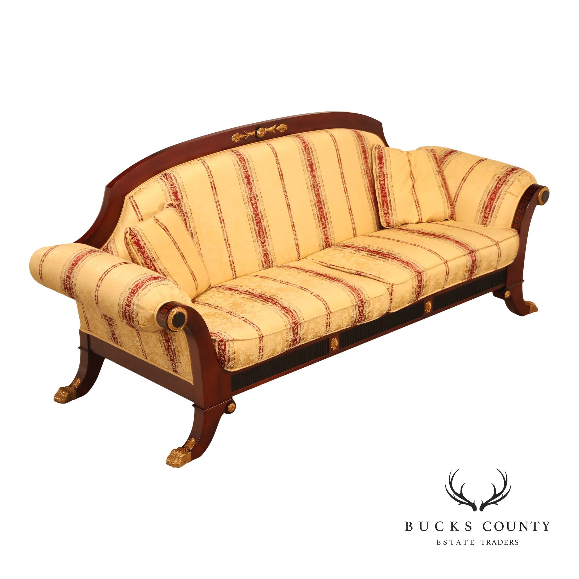 Empire Style Mahogany Sofa