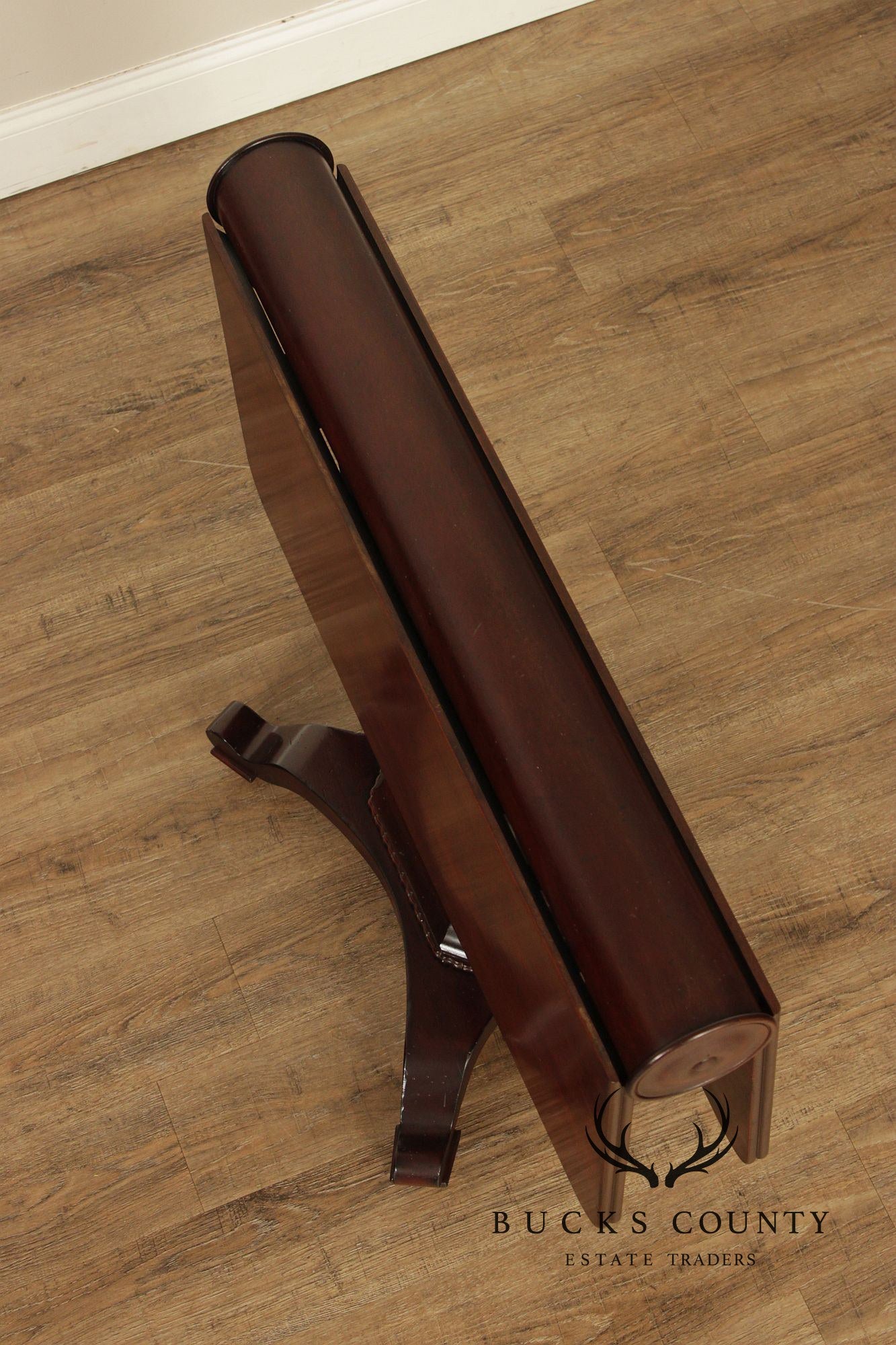 Century Oscar De La Renta Designed Mahogany Drop Leaf Table
