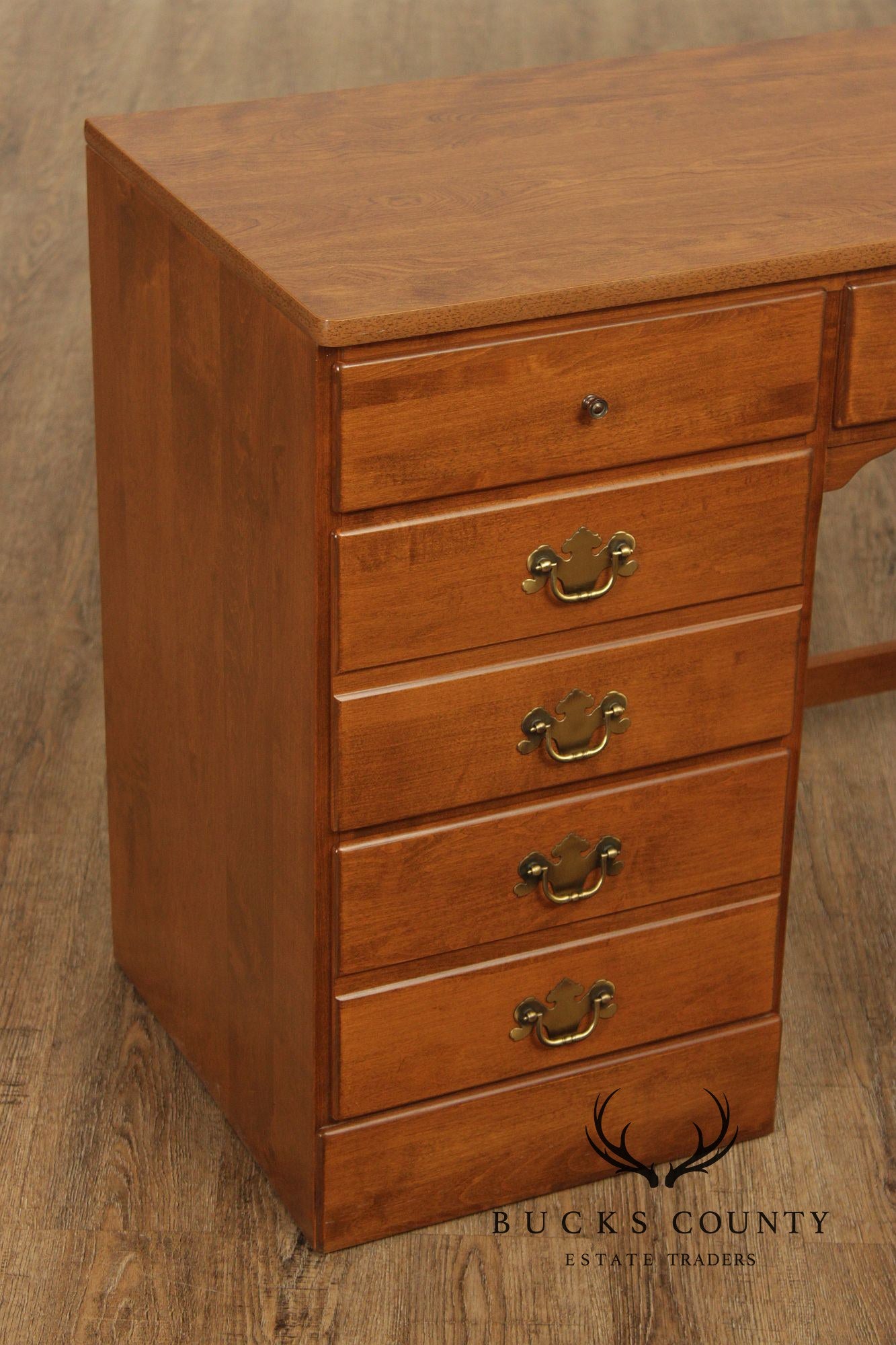 Ethan Allen Custom Room Plan Maple Writing Desk