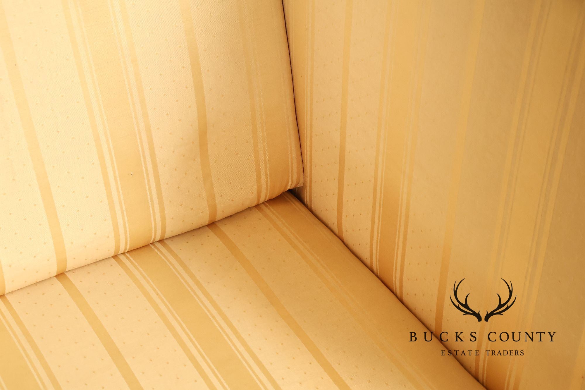 Biedermeier Style Antique Inlaid Mahogany Box Sofa