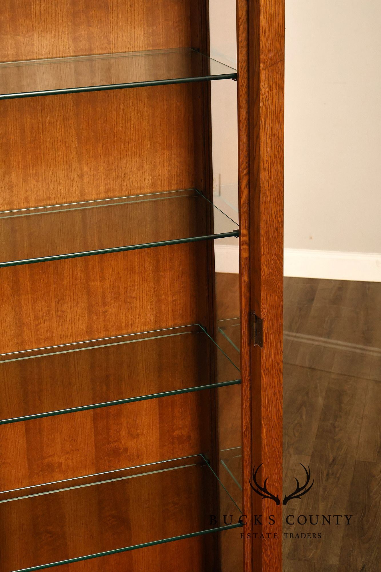 Stickley Mission Collection Oak Display Cabinet