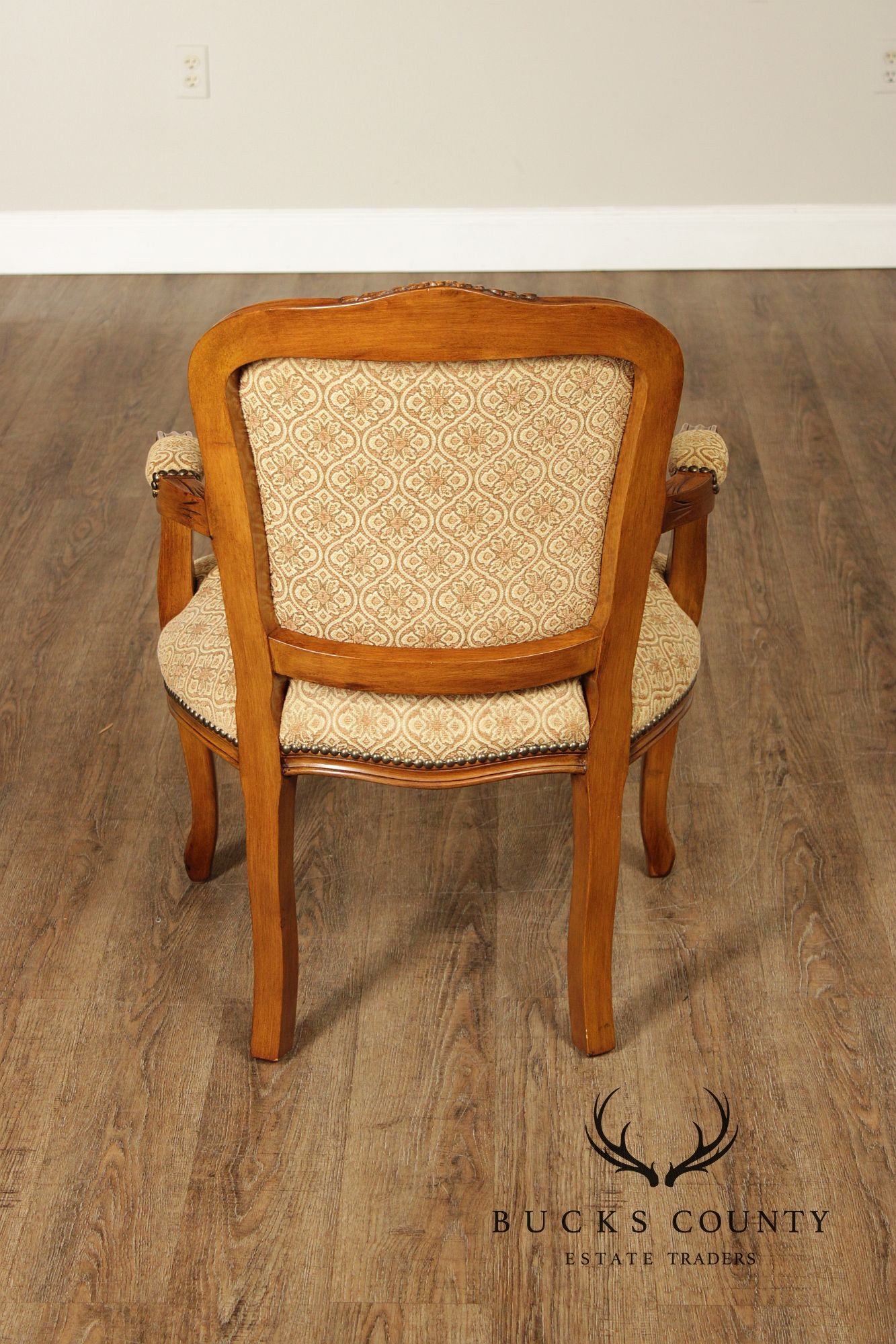 French Louis XV Style Pair of Fauteuil Armchairs