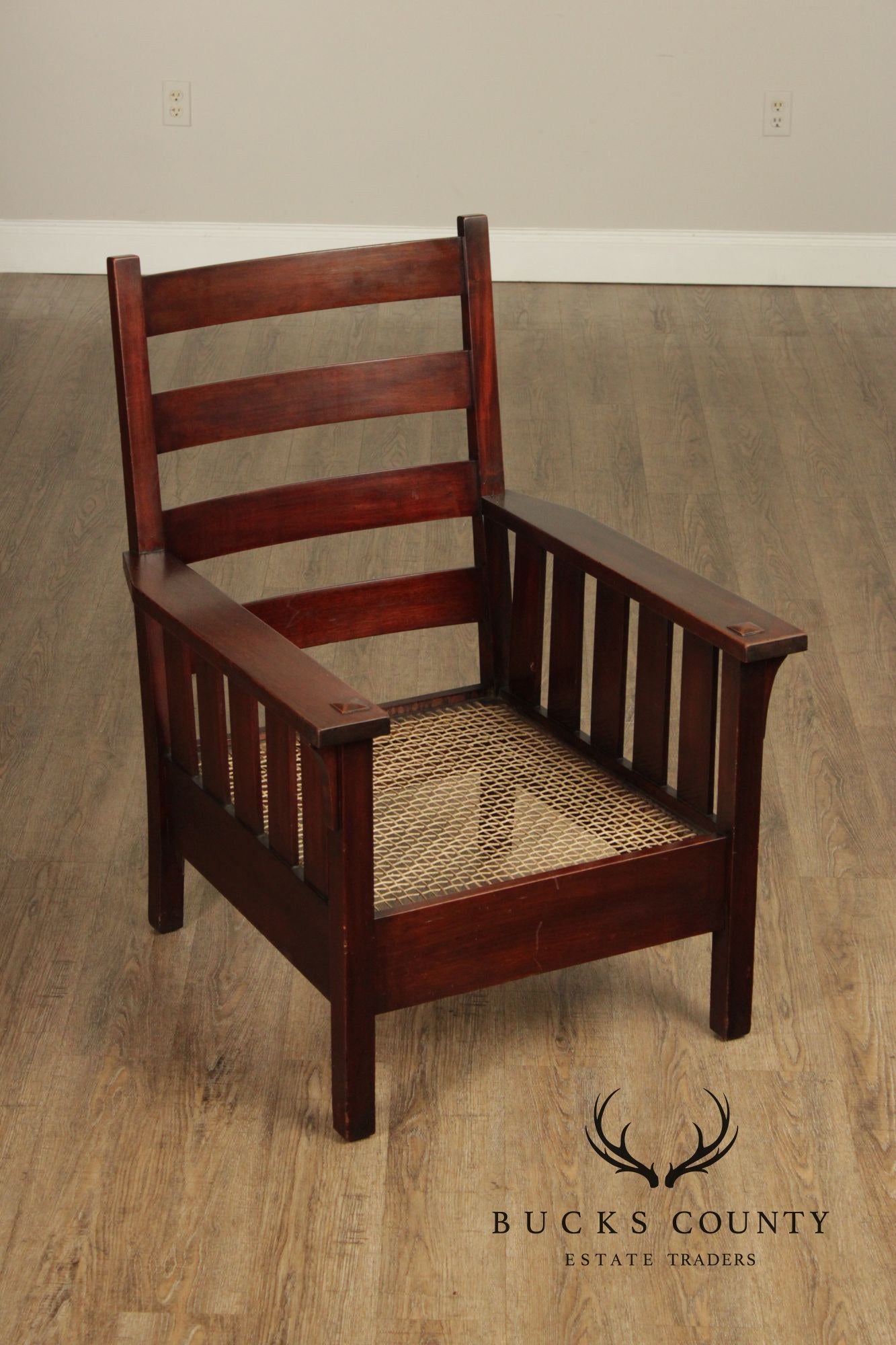 Gustav Stickley Antique Mission Mahogany Armchair